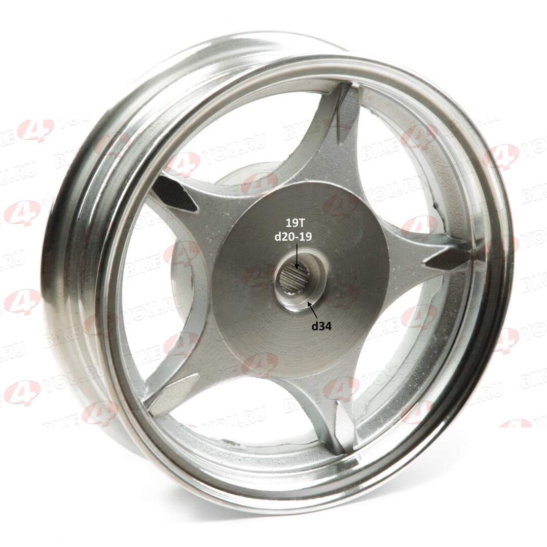 Обод задний литой 2,50-10" (бараб.торм)