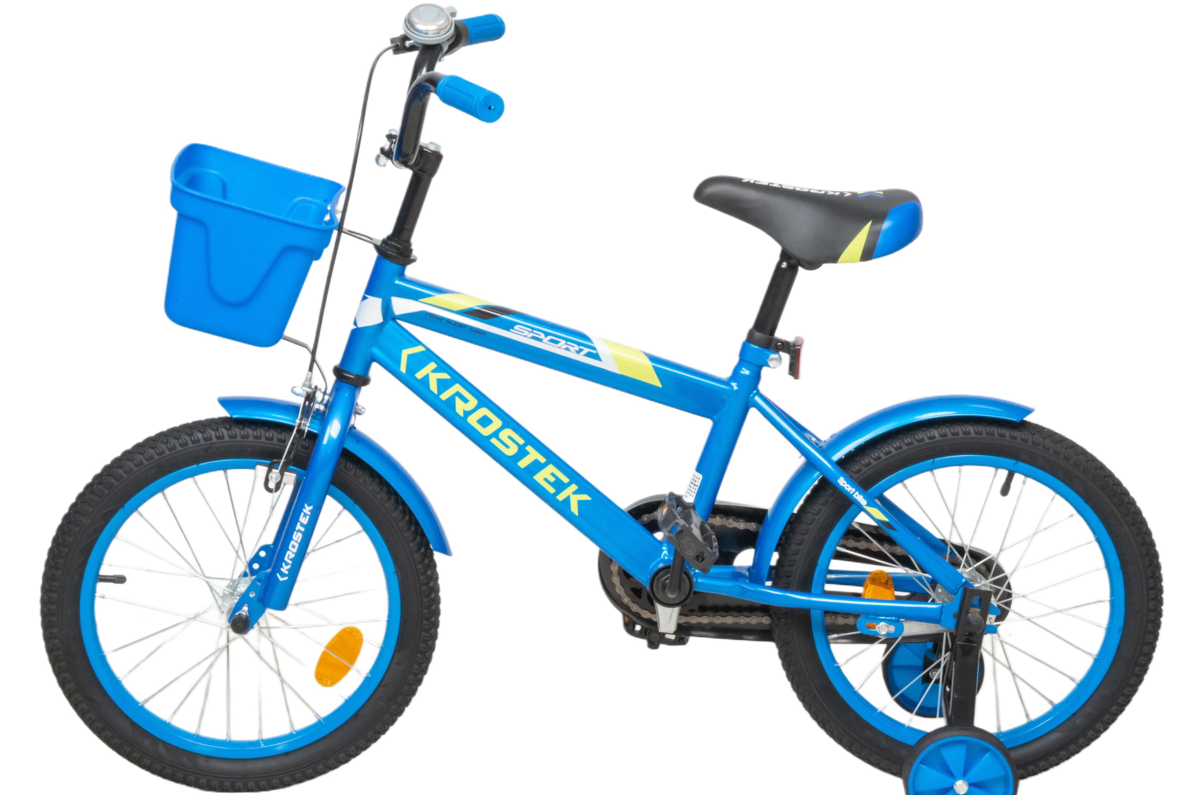 Велосипед 16" KROSTEK RALLY (синий)
