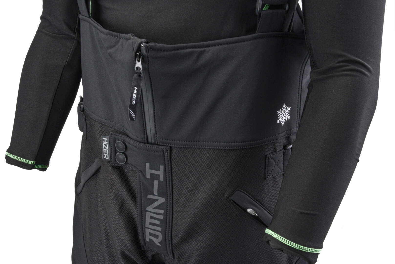 Штаны для снегохода HIZER №1 black (текстиль) (XXL)