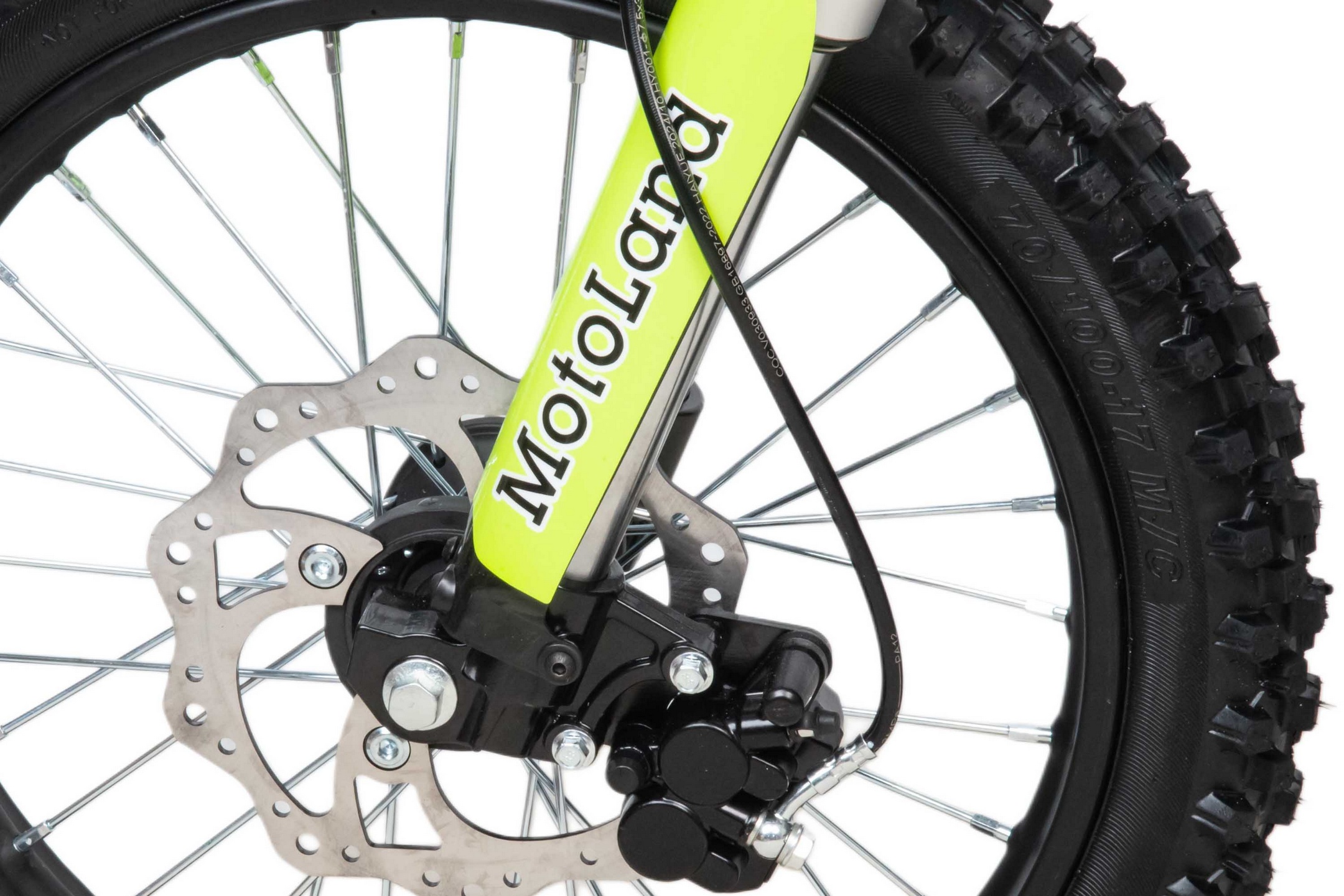 Питбайк  Motoland TCX125 E 17/14 зеленый NEW