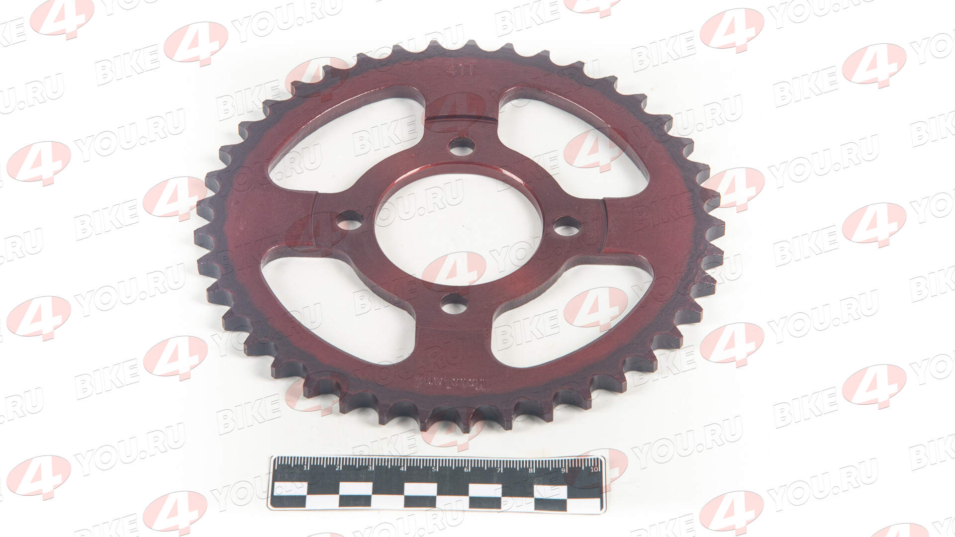 Венец, звезда ведомая (428-41) красная 4х70х54