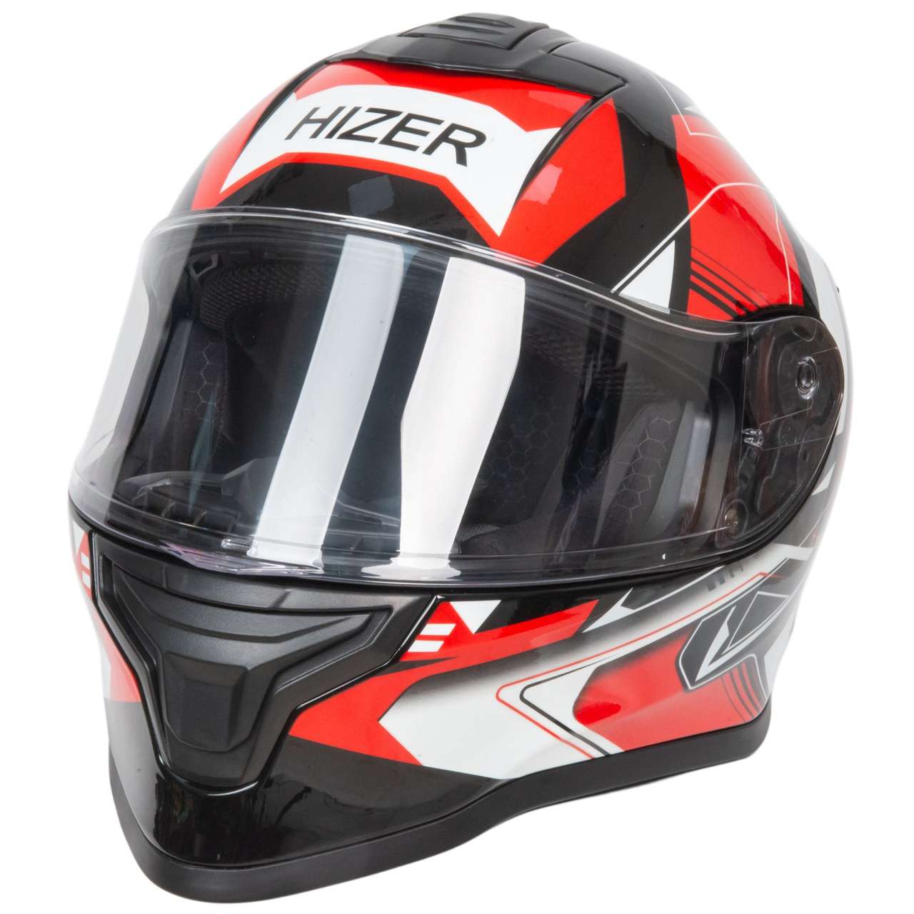 Шлем мото интеграл HIZER J5325 №2 (XL) red