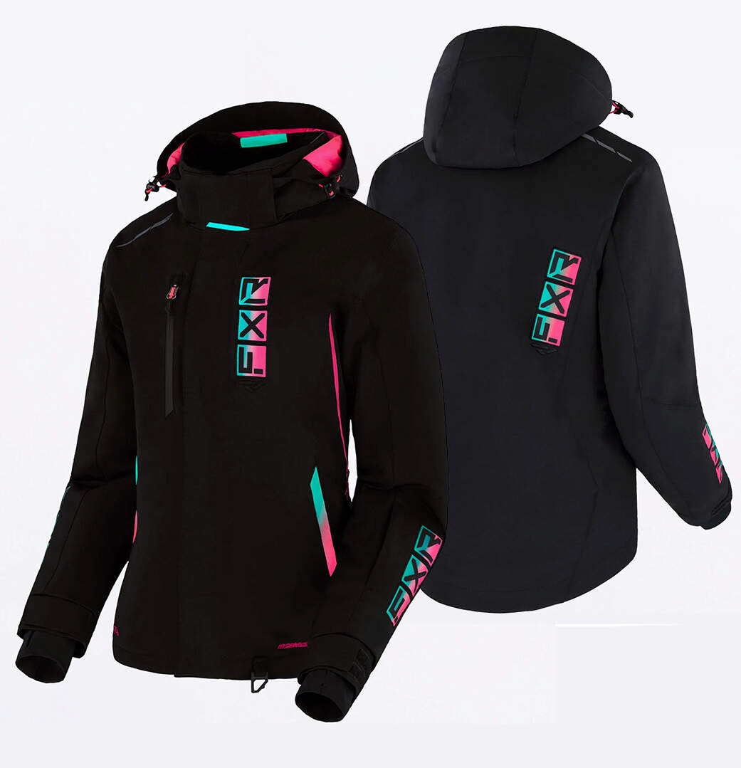 Куртка для снегохода (женская) FXR EVO FX №4 black (текстиль) (S)