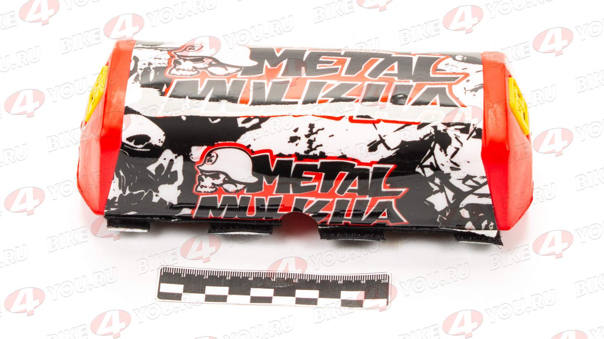 Защита руля прямоугольная №2 красная