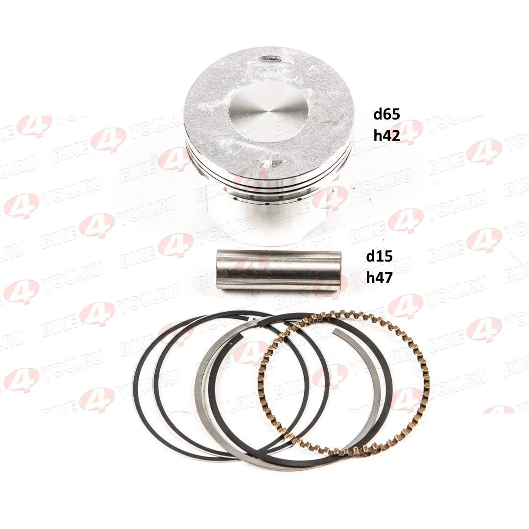 Поршень в сборе 165FML (CBB200) 165FMM (CB250D-G) 165FMM (CBB250) d=65,5mm 