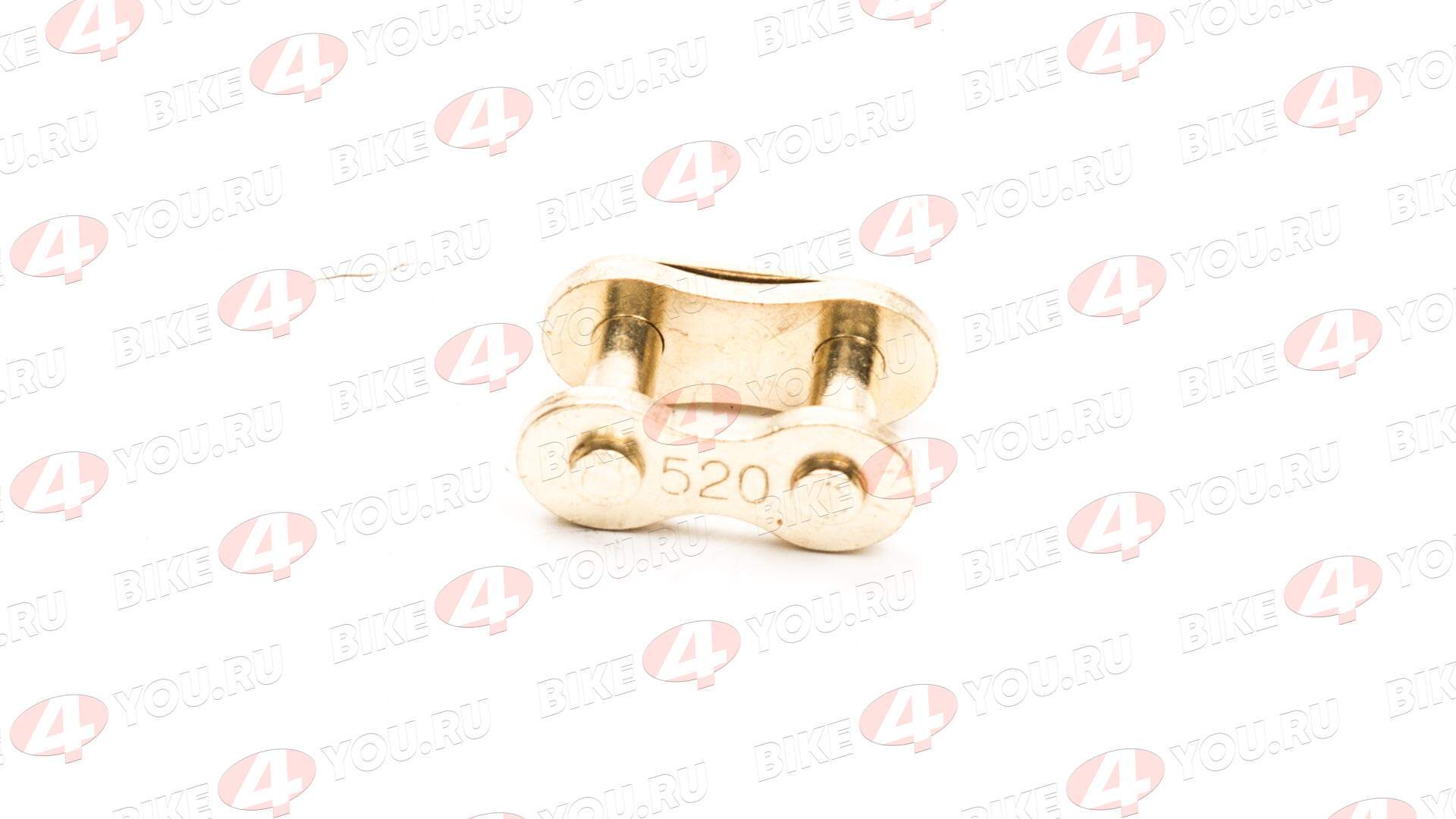 Замок цепи 520 золото