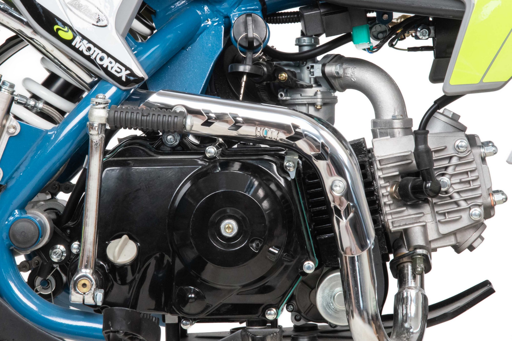 Питбайк  Motoland TCX125 E 14/12 +фара зеленый