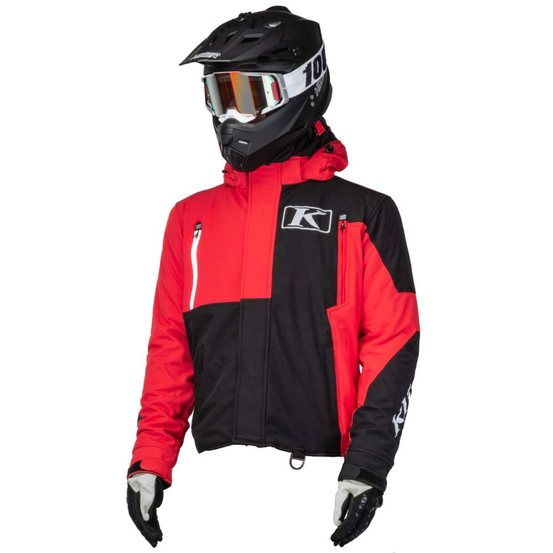 Куртка для снегохода KLIM KOMPOUND №1 black-red (текстиль) (XXXL)