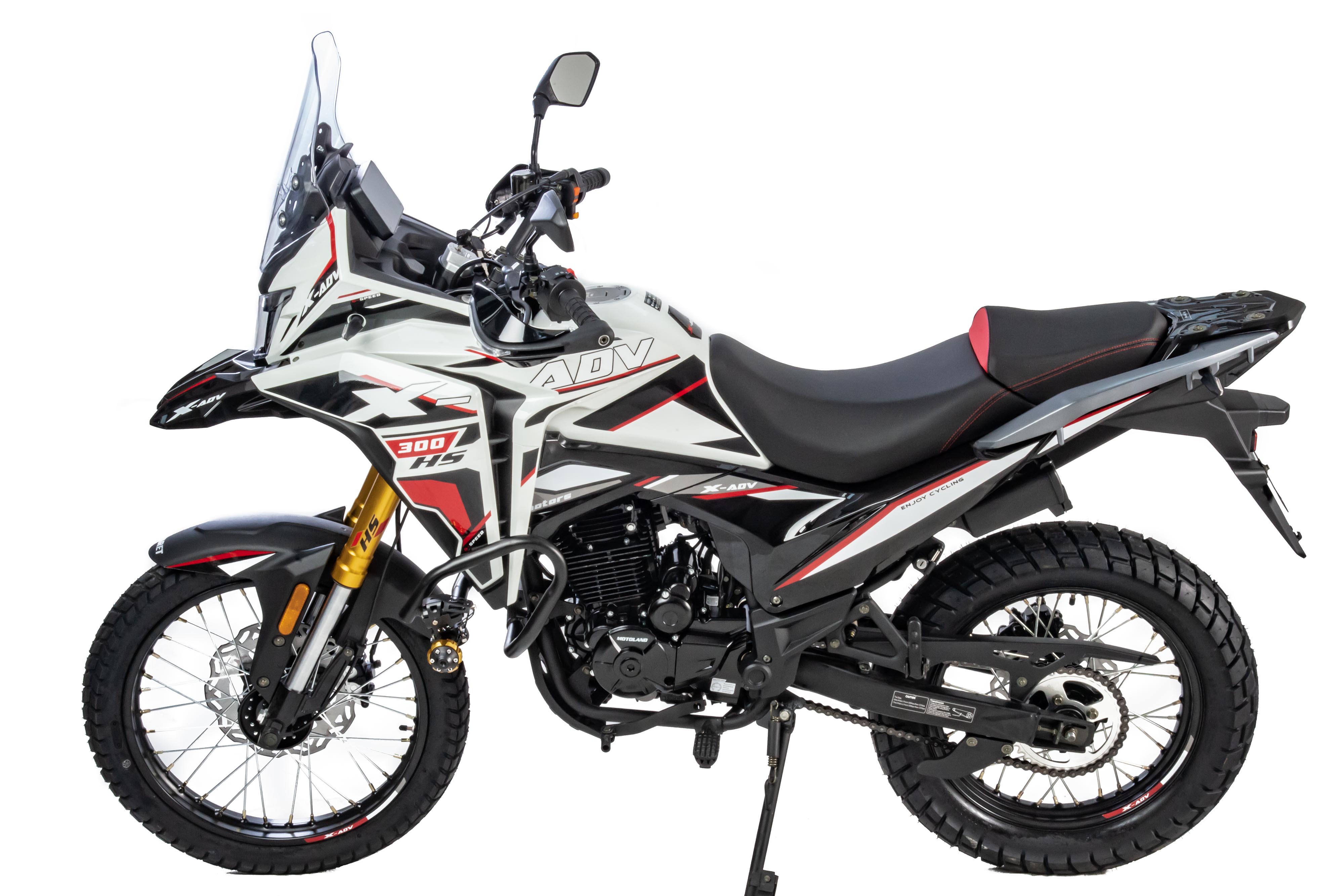 Мотоцикл Кросс 300 ENDURO GARET 19/17 белый