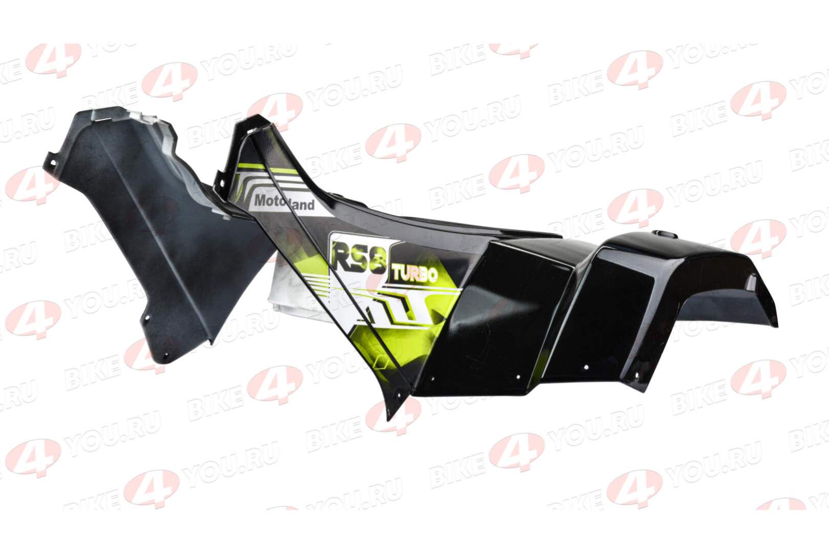 Пластик основной задний ATV WILD TRACK LUX черный