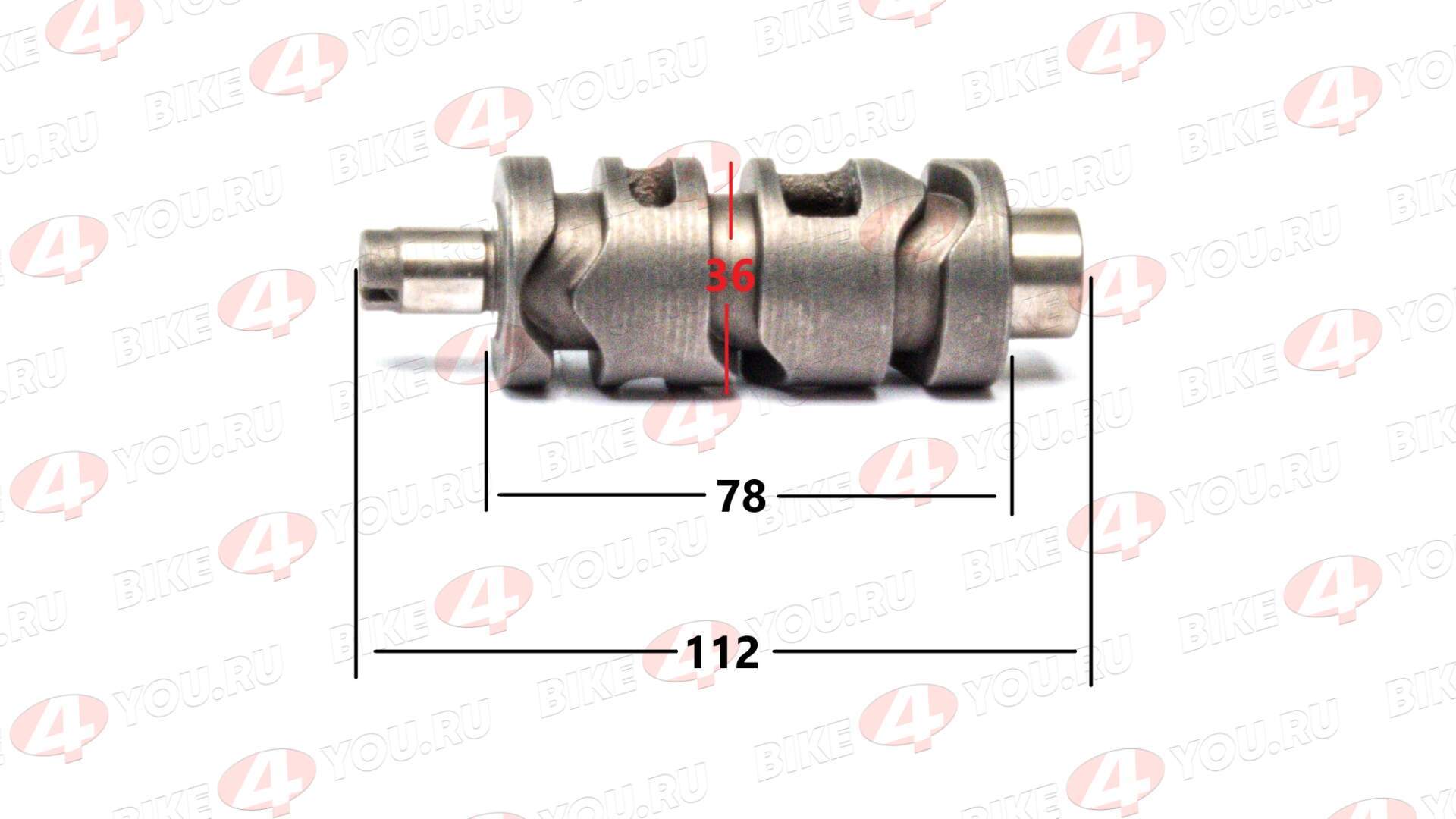 Копирный вал 156FMI (CG125D) 163FML (CG200-A) 167FML-3 (CG200D-B) 167FMM (CG250-B)