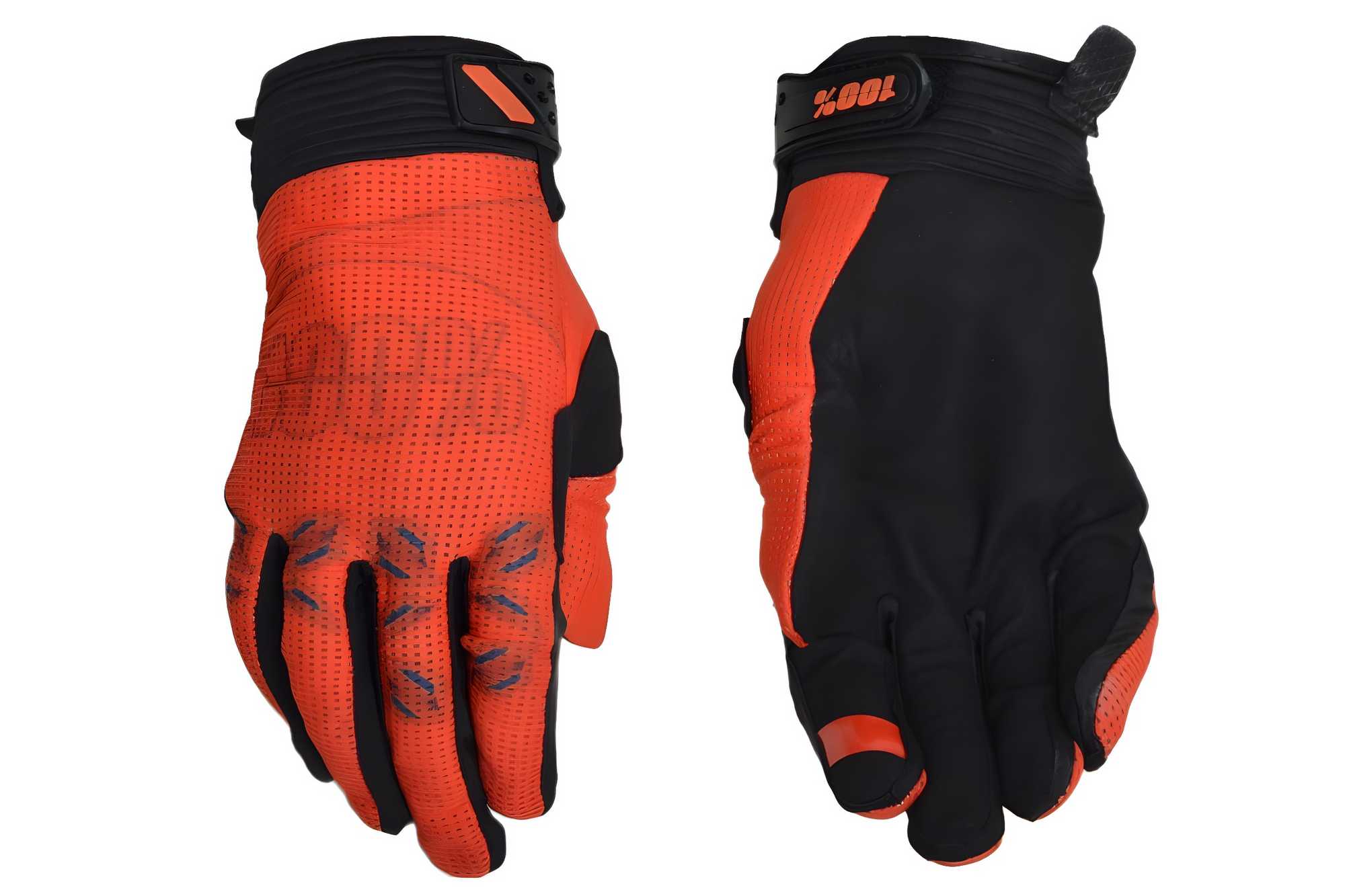 Перчатки мото 100% №10 red (M) мотокросс