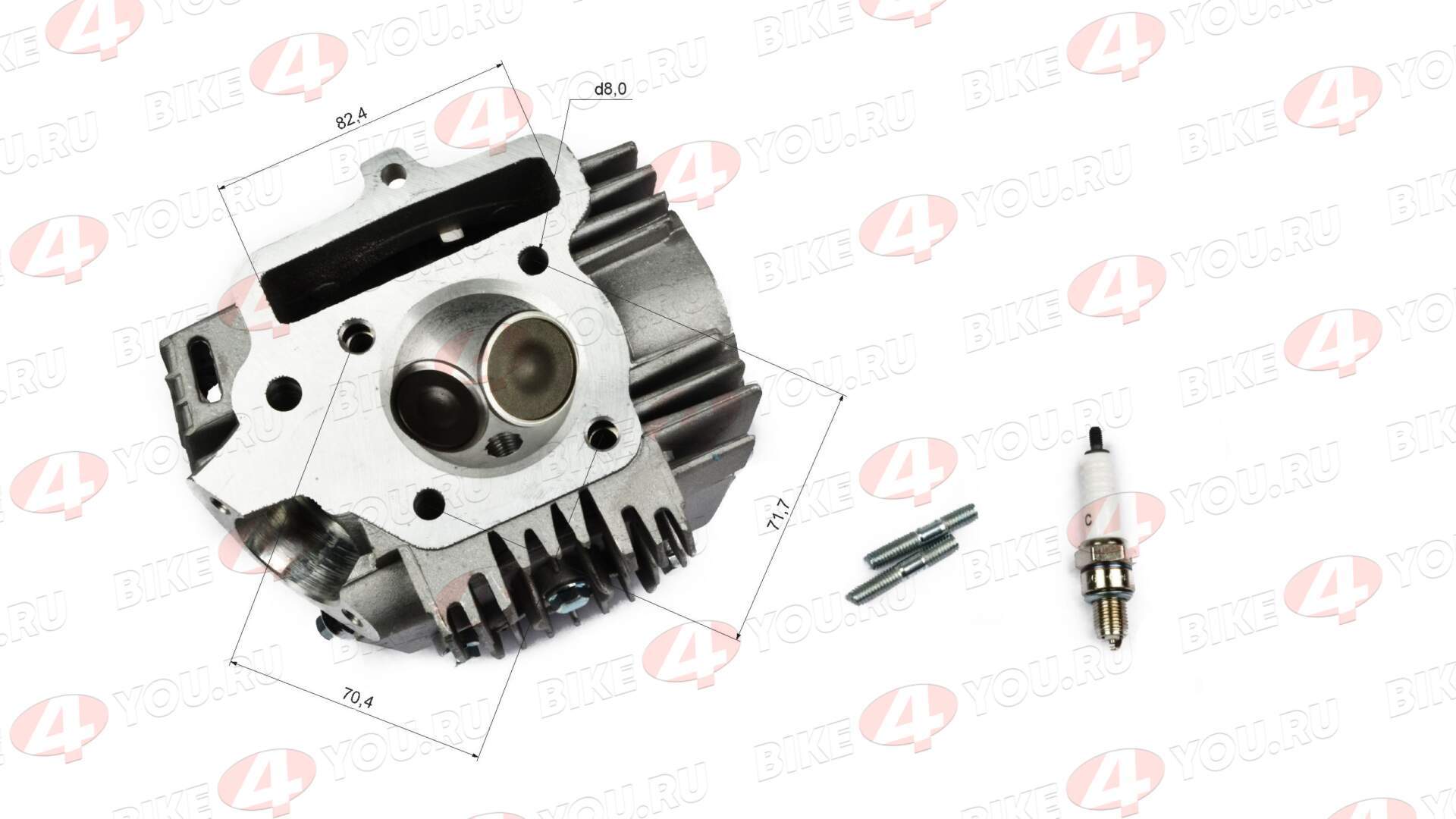 Головка блока цилиндров ( ГБЦ ) в сборе 154FMI 125см3