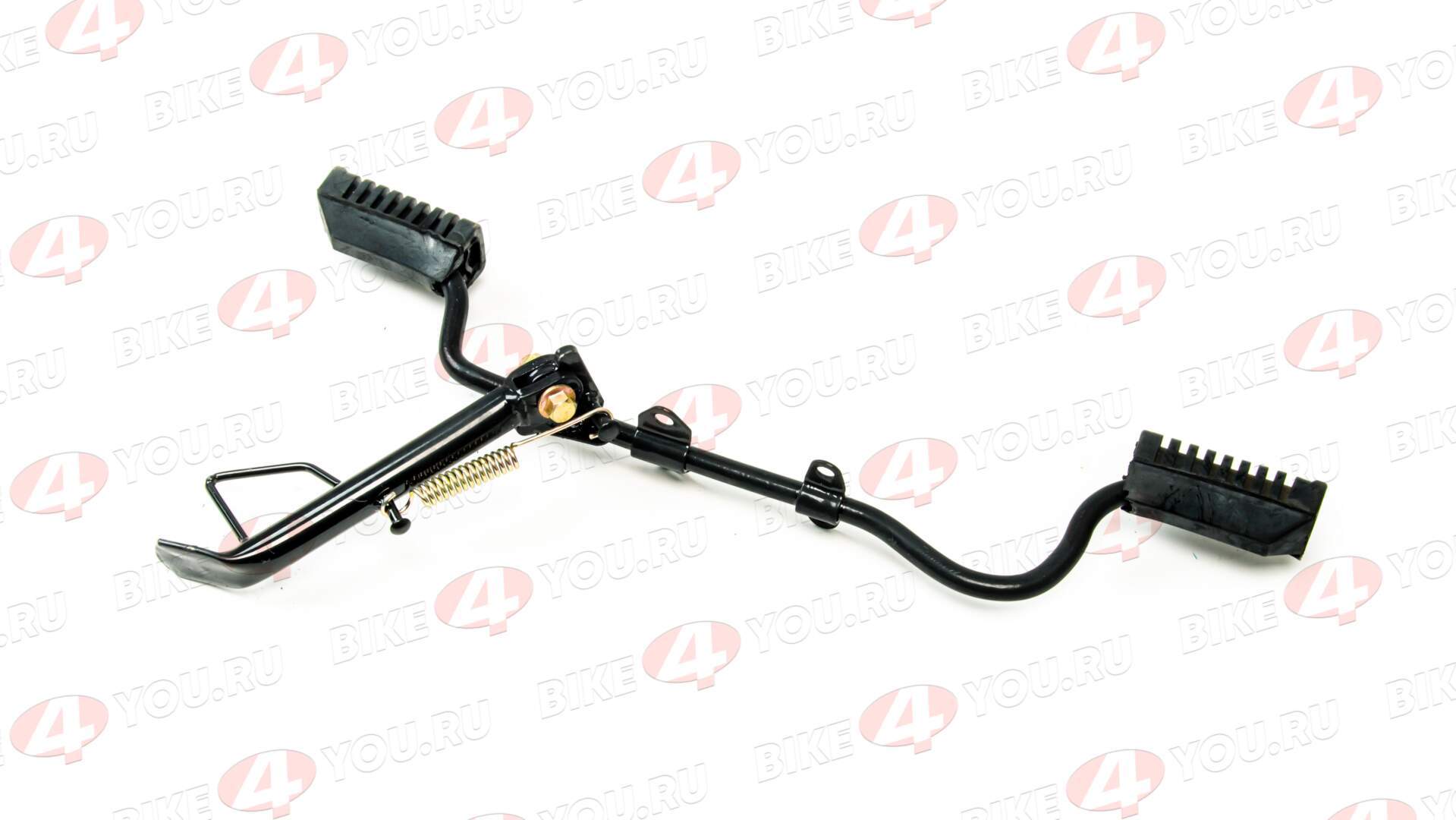 Подножка водителя с бок. подставкой (с загибом под глушитель)  Дельта