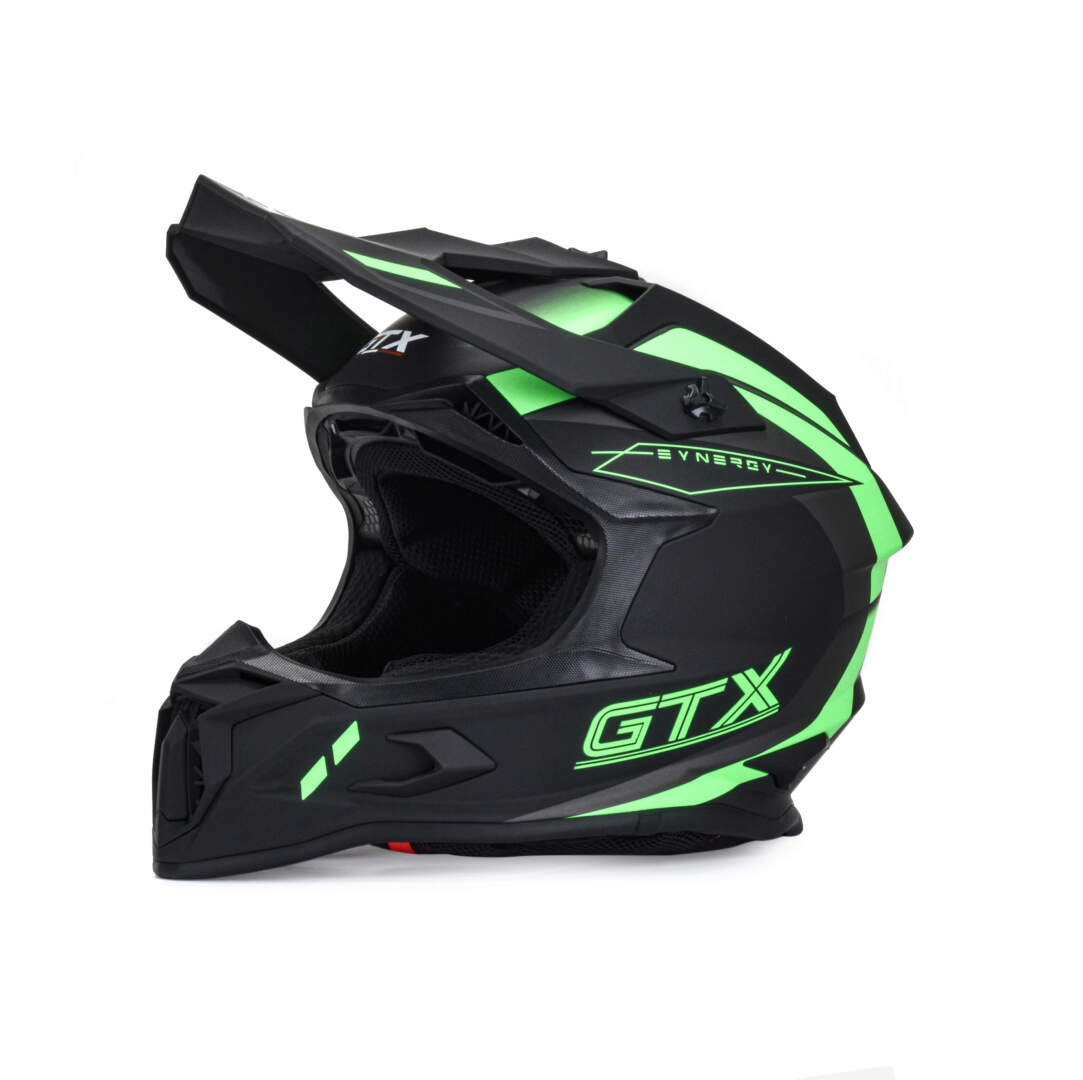 Шлем мото кроссовый GTX 635 №1 (L) GREEN