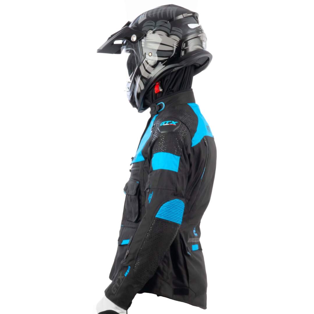 Куртка мотоциклетная (текстиль) женская GTX EJ-2402 BLACK (XL)