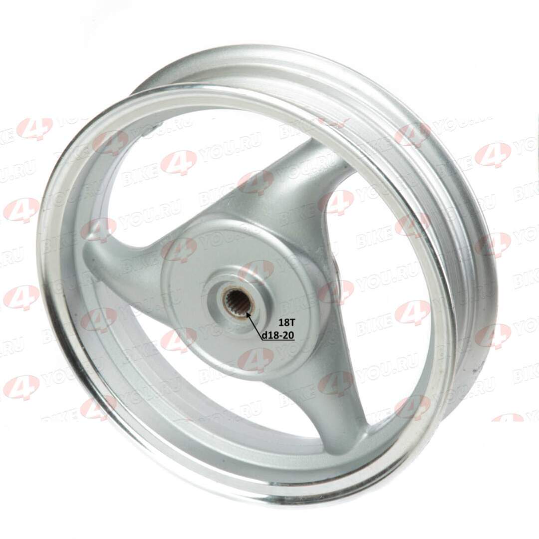 Обод задний 2,50-12" (18 шлицов) 1E40QMB (Stels QJ50)