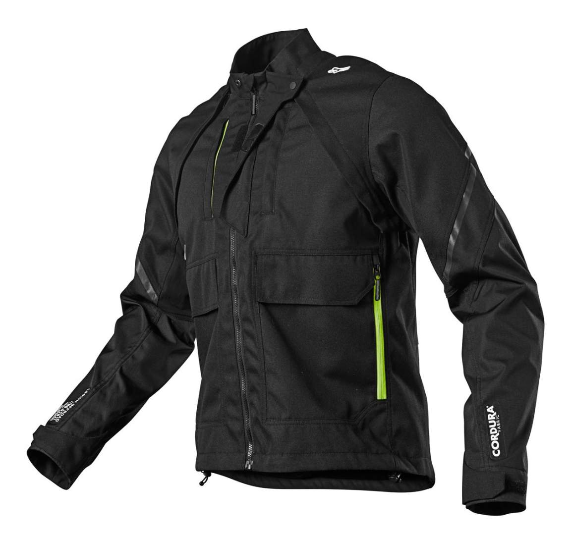 Куртка мото FOX №5 black (текстиль) (XL)