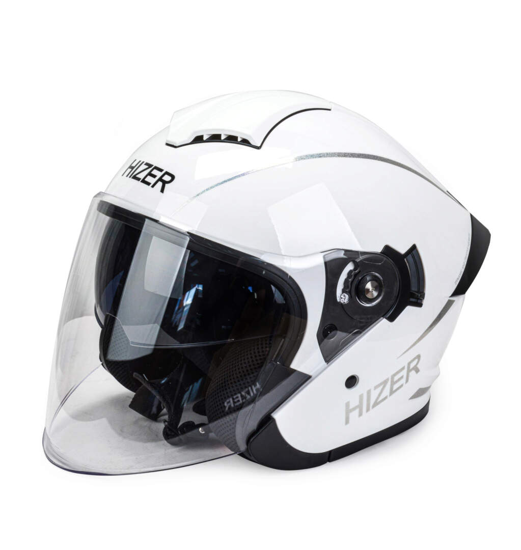 Шлем мото открытый HIZER 250 №2 (XL) white