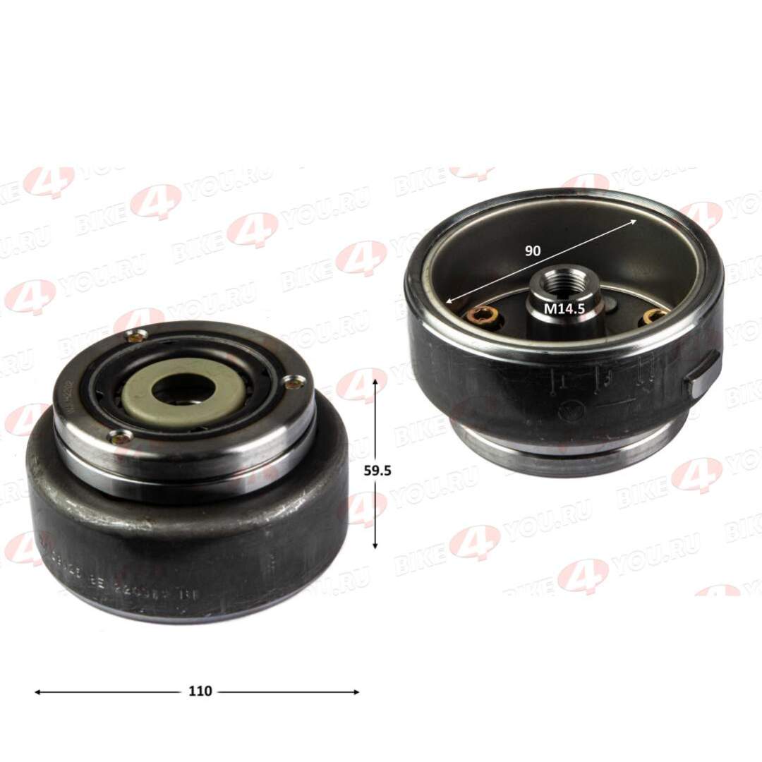 Ротор генератора (магнит) 165FML (CBB200) 165FMM (CBB250) 163FML (CG200-A) 167FMM (CG250)