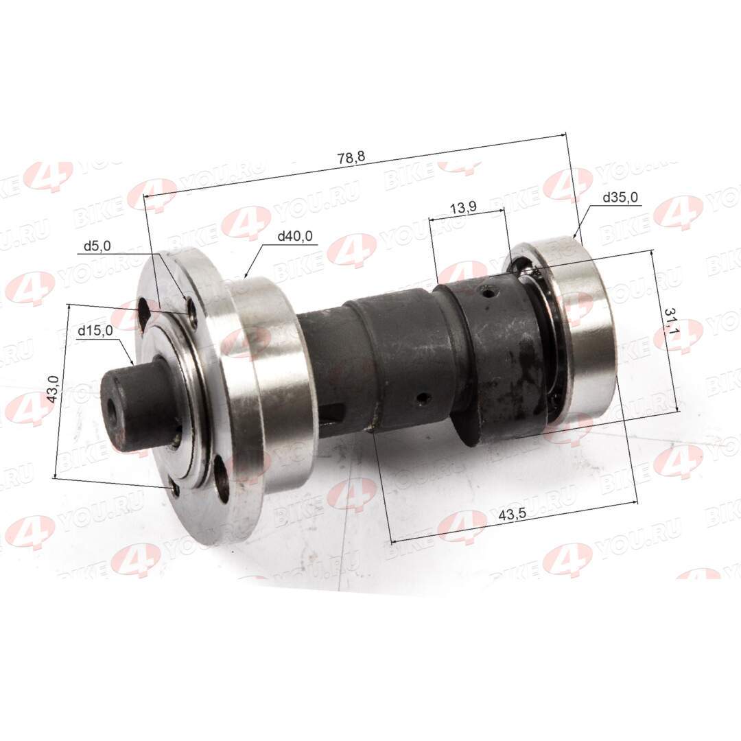 Распредвал верхний 165FMM (CBB250) X-TECH