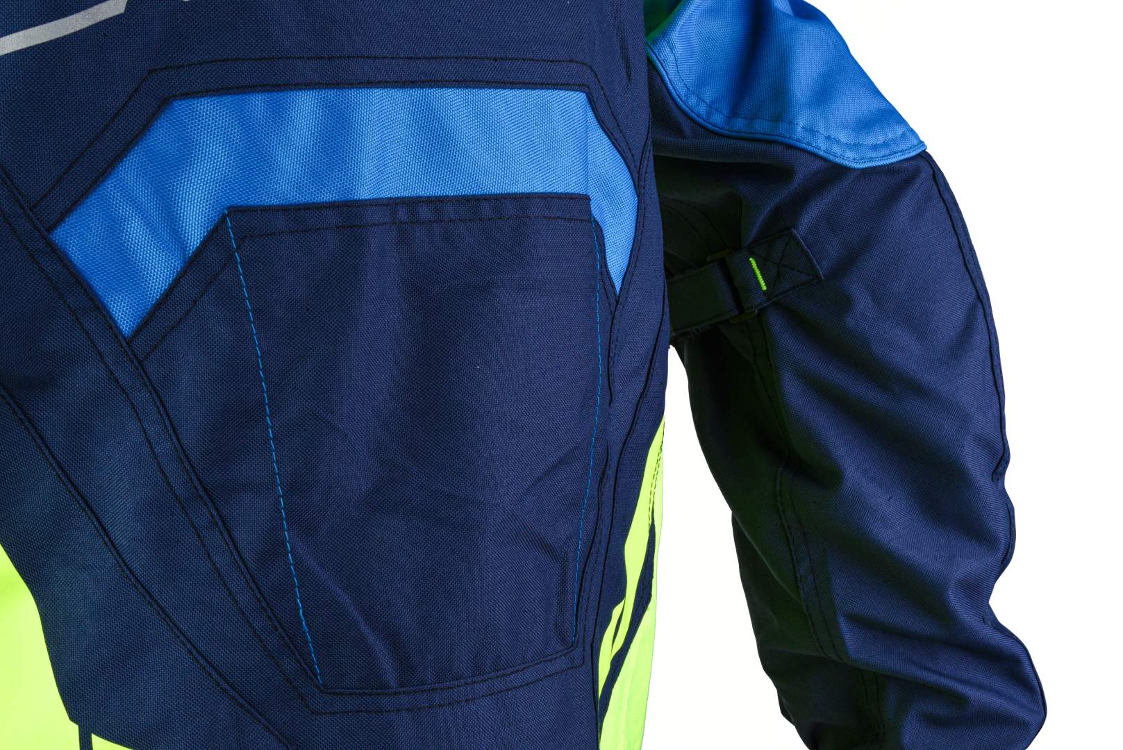 Куртка мото UFO №9 lemon-green (текстиль) (XXL)