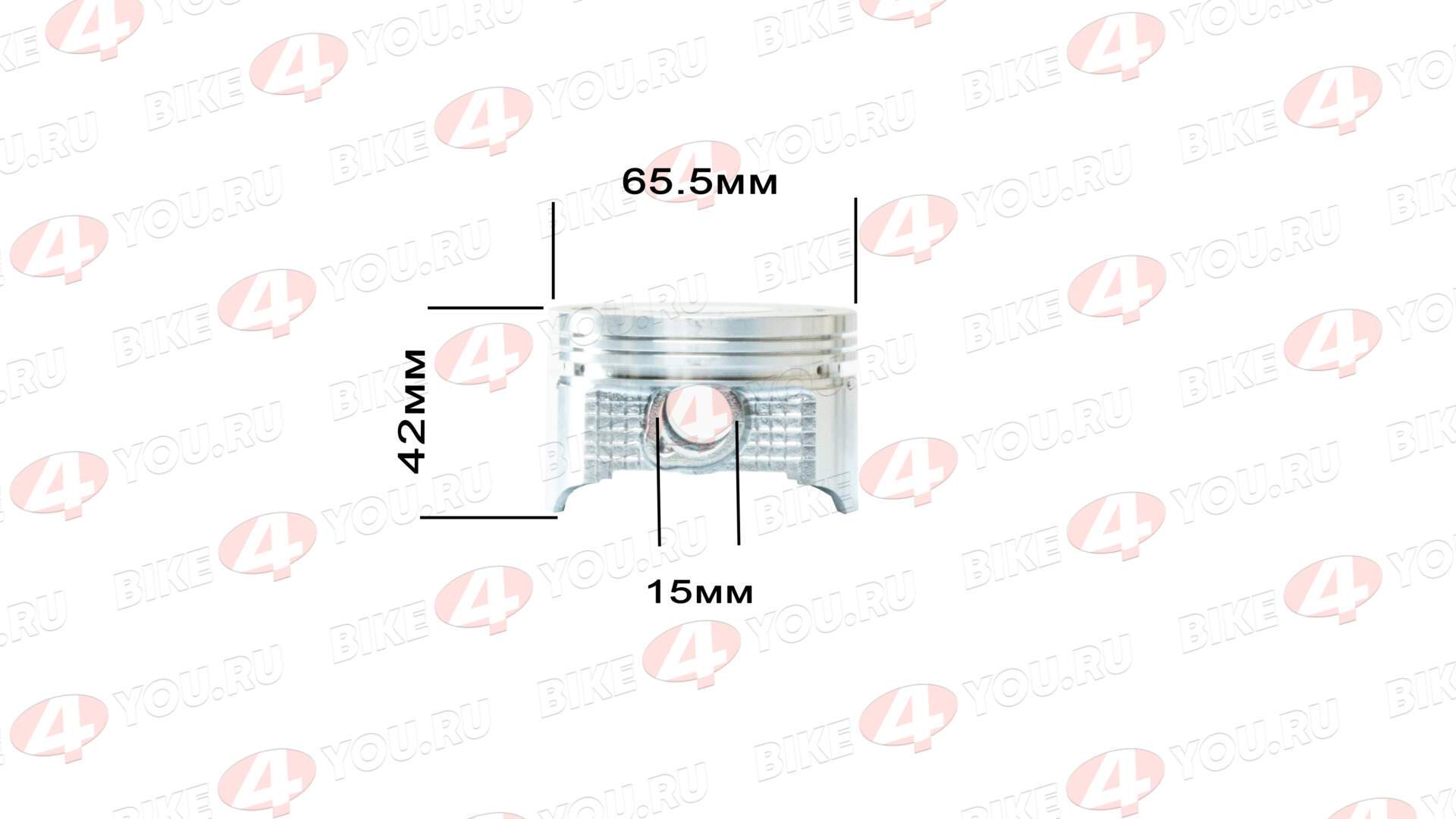Поршень в сборе 166FML (CBB200) d=65.5mm 