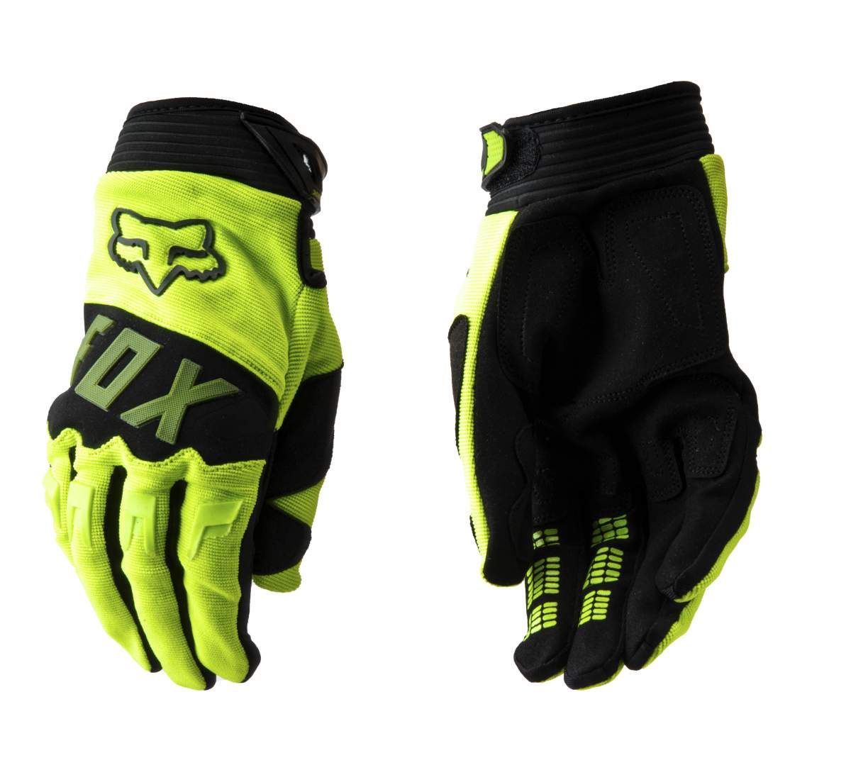 Перчатки мото FOX №11 Lemon green (XL) мотокросс