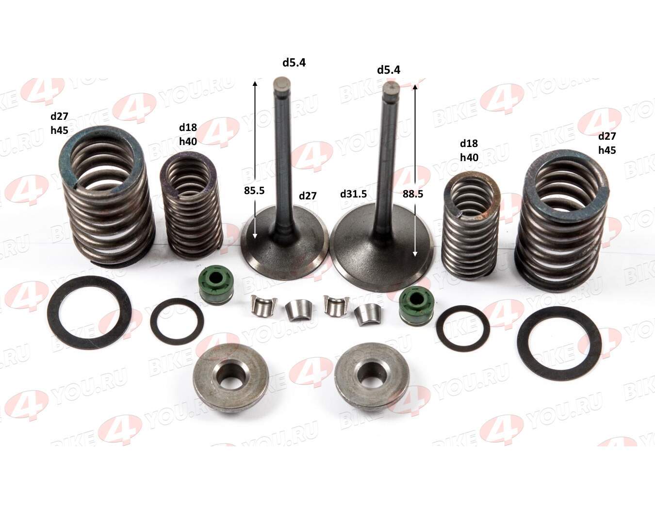 Ремкомплект клапанов ГРМ 172FMM-3A (CB250-F) 175FMM (CB300-F)