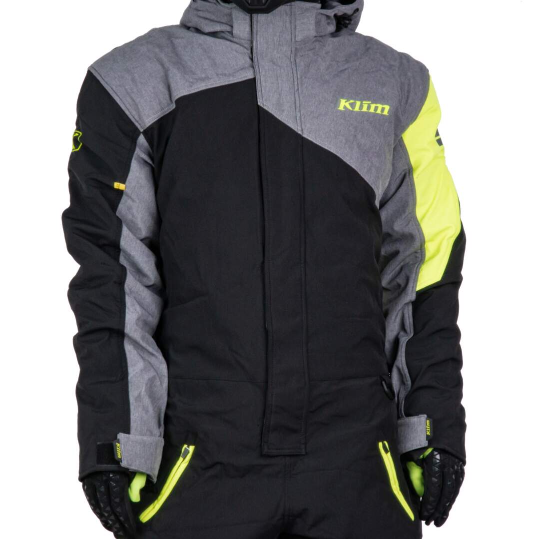 Комбинезон для снегохода KLIM RAILSLIDE №1 black-yellow (текстиль) (XXL)