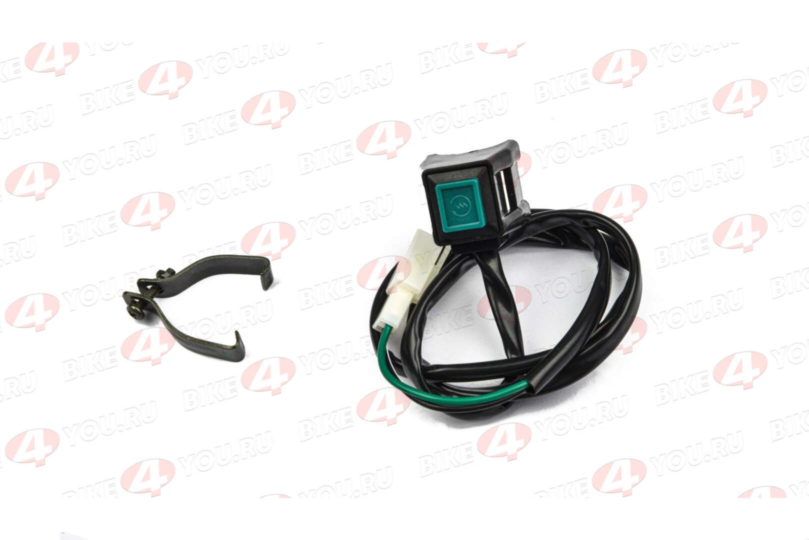 Пульт (зажигание) универсальный №4 квадратный зеленый