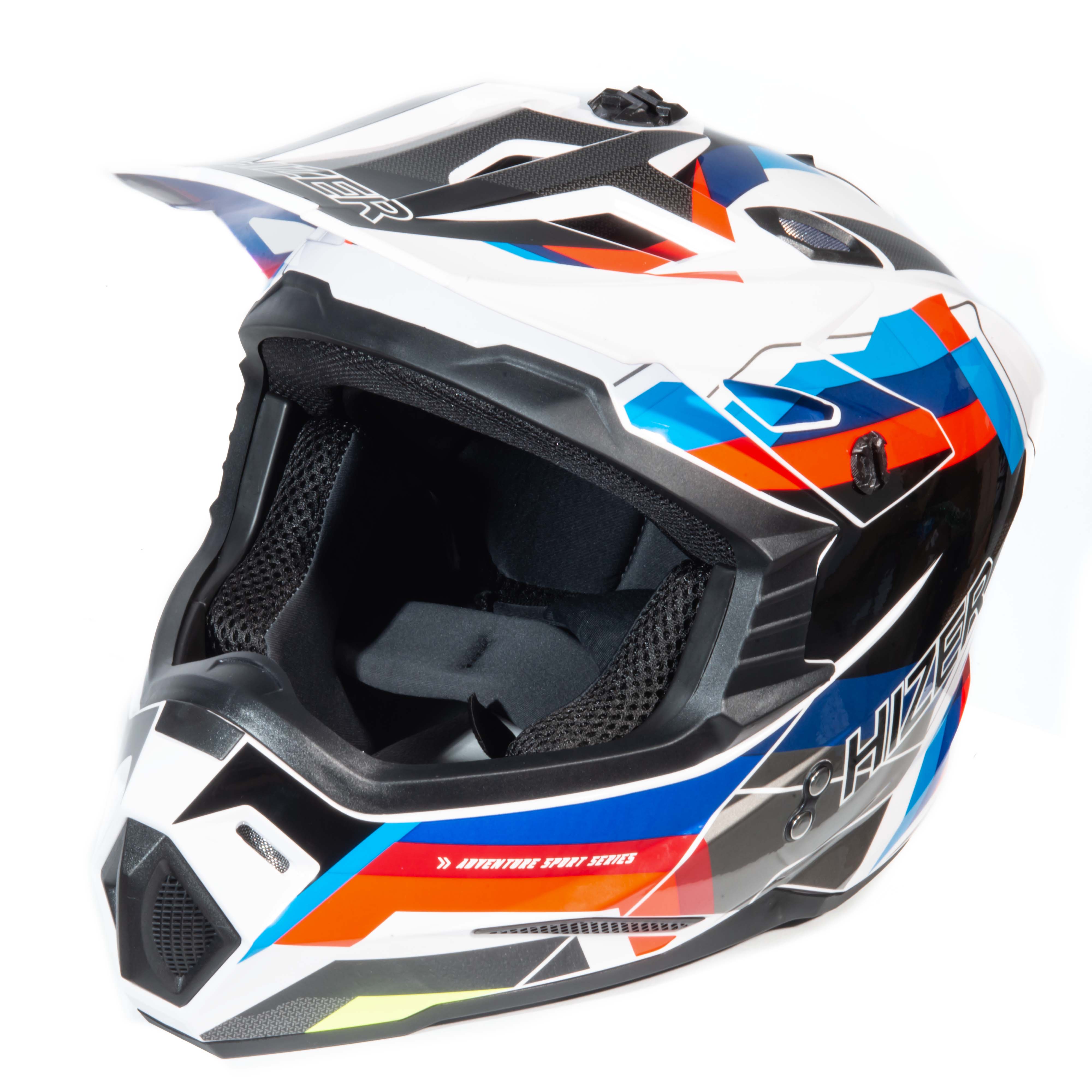 Шлем мото кроссовый HIZER J6801 №8 (M) ADVENTURE