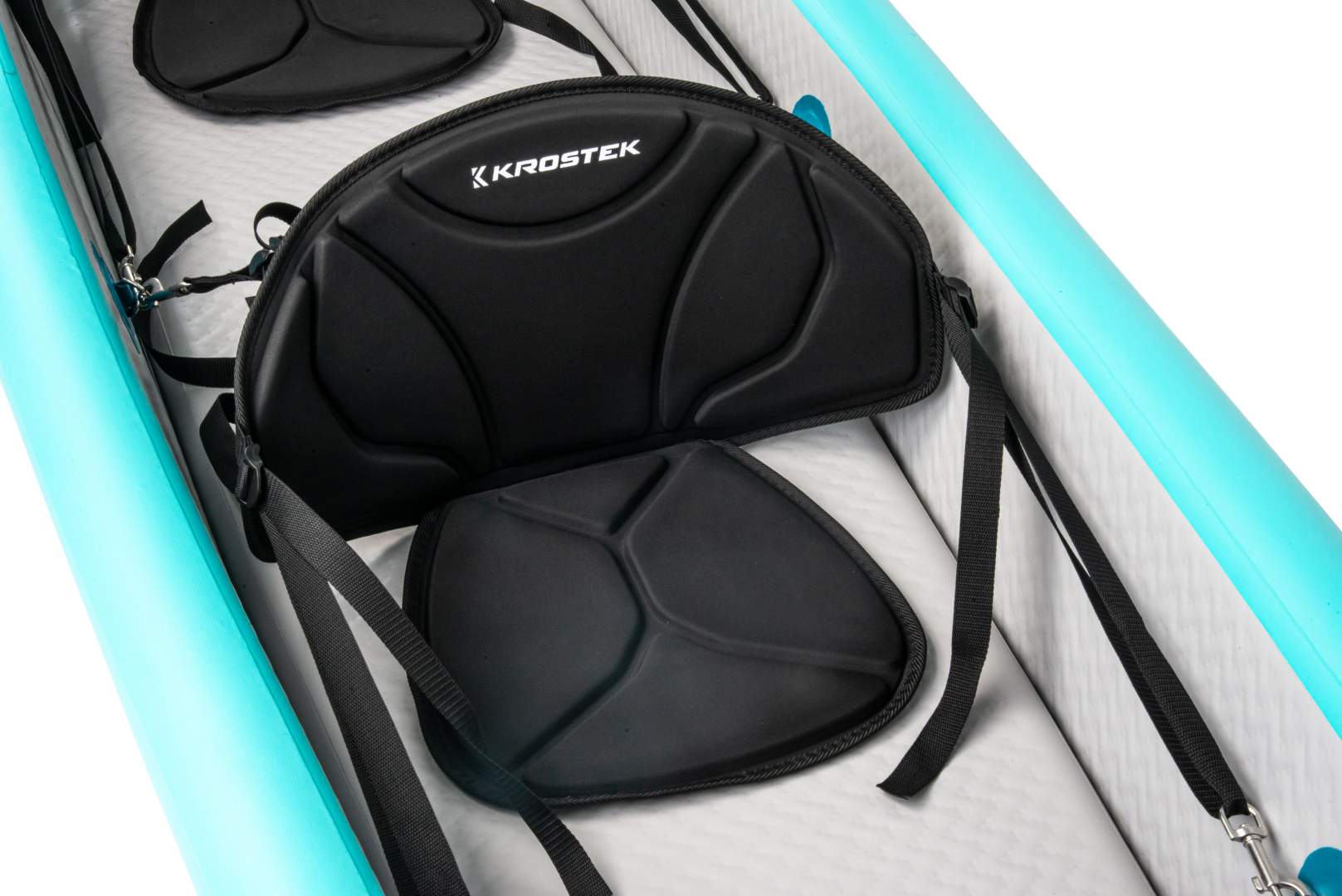 Байдарка трехместная KROSTEK №1 Gray/Green