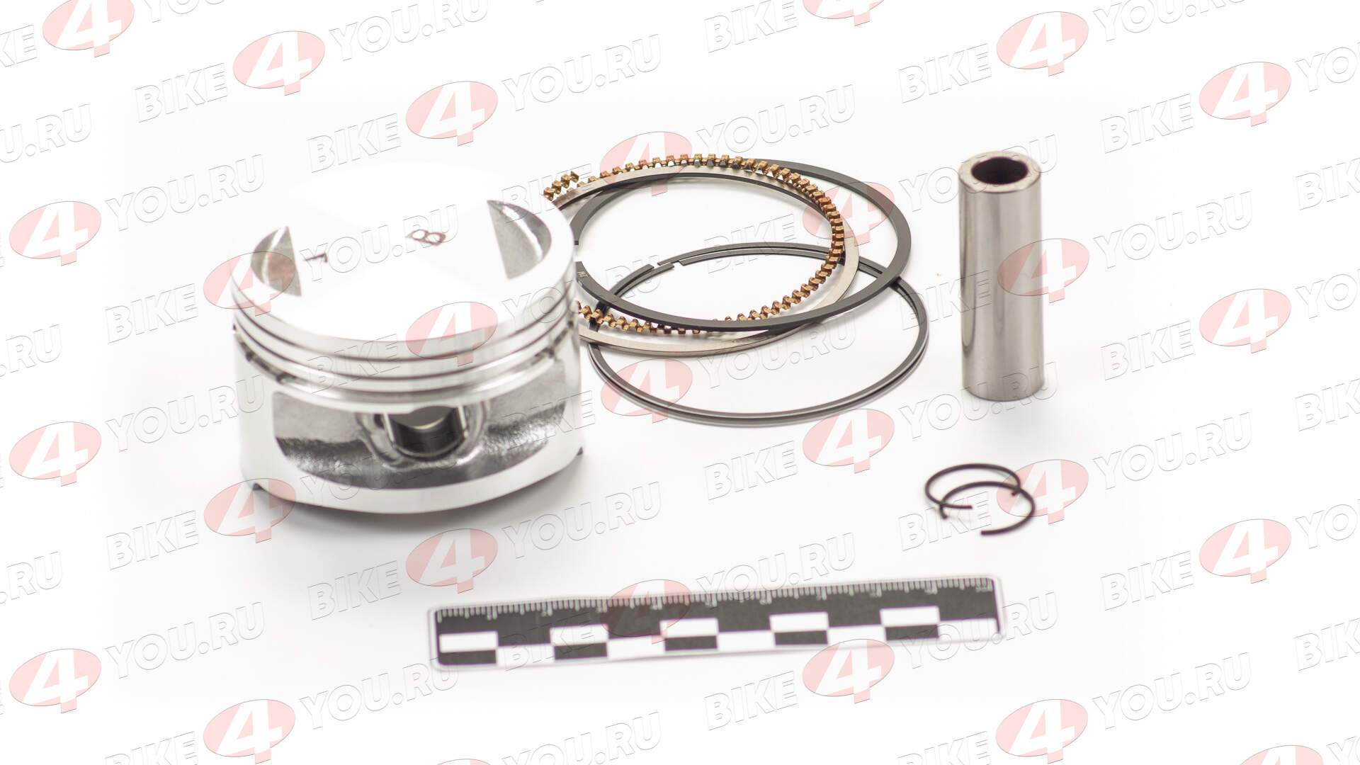 Поршень в сборе W190 4V 190см3 (4х клапанный) D=62 ZS 