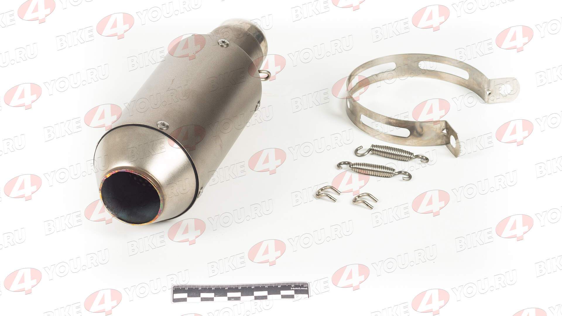 Глушитель AKRAPOVIC №13 круглый титан