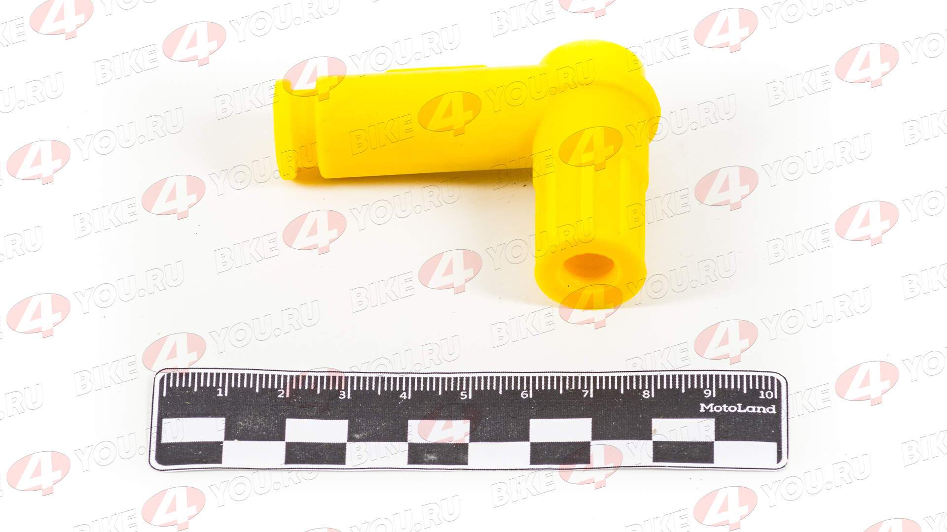 Колпачок свечной мото силикон (желтый)