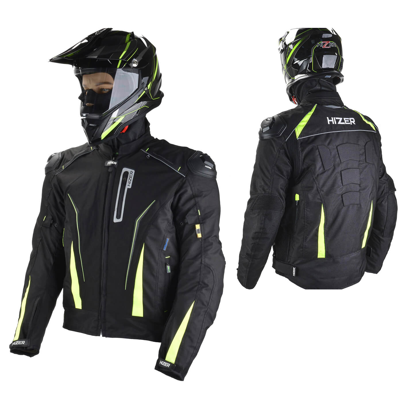 Куртка мотоциклетная (текстиль) HIZER AT-2111 (XL)