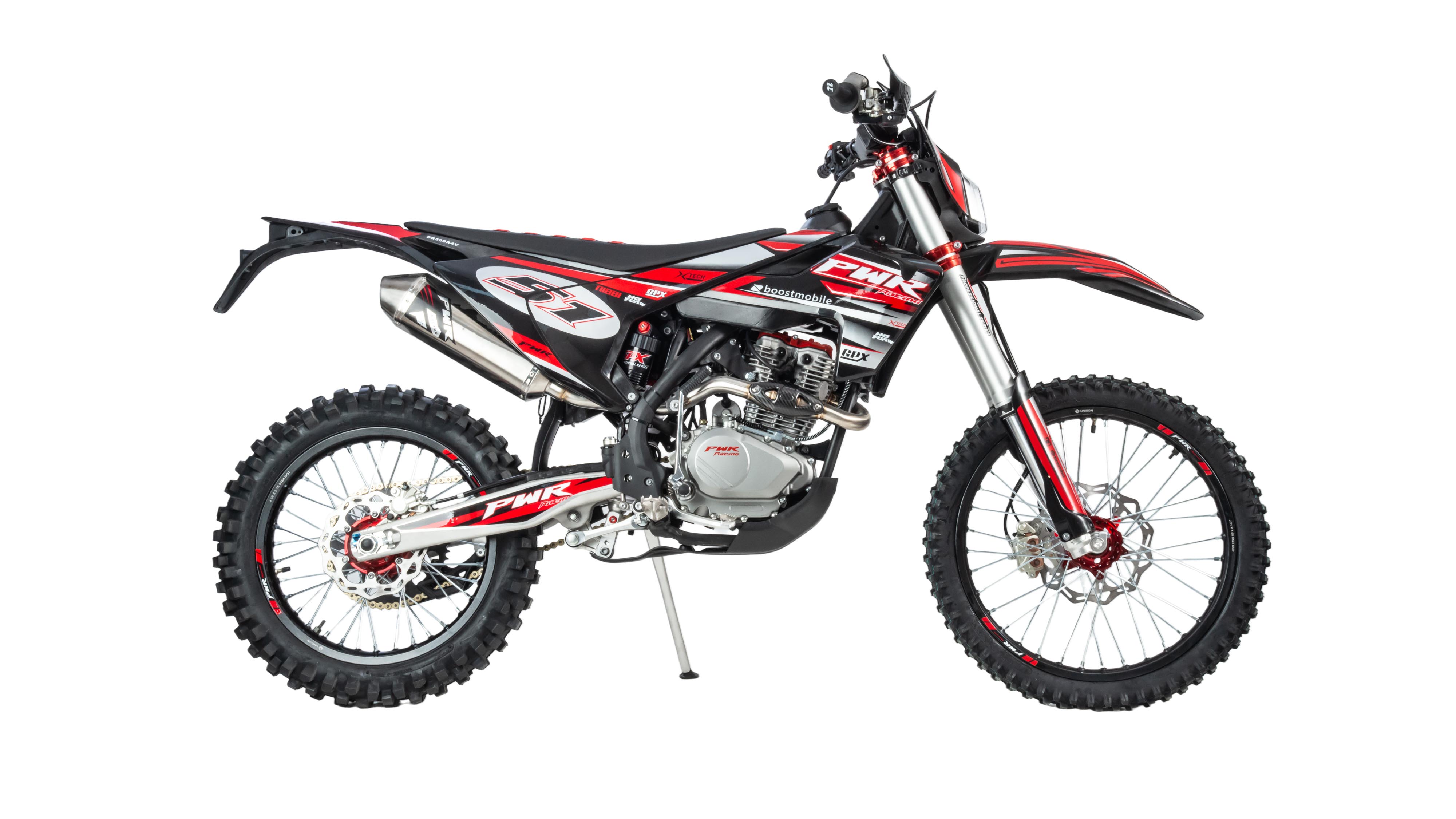 Мотоцикл Кросс PWR FS300 (PR5 4V) красный