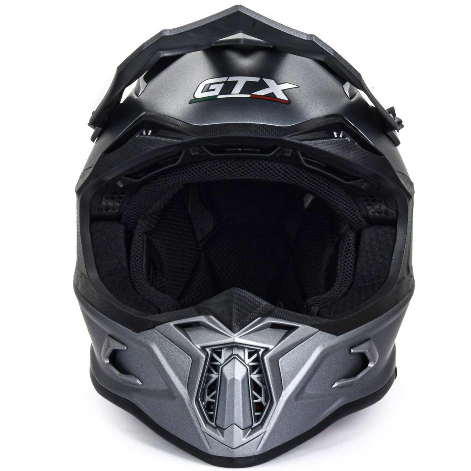 Шлем мото кроссовый GTX 635 №1 (M) GREY