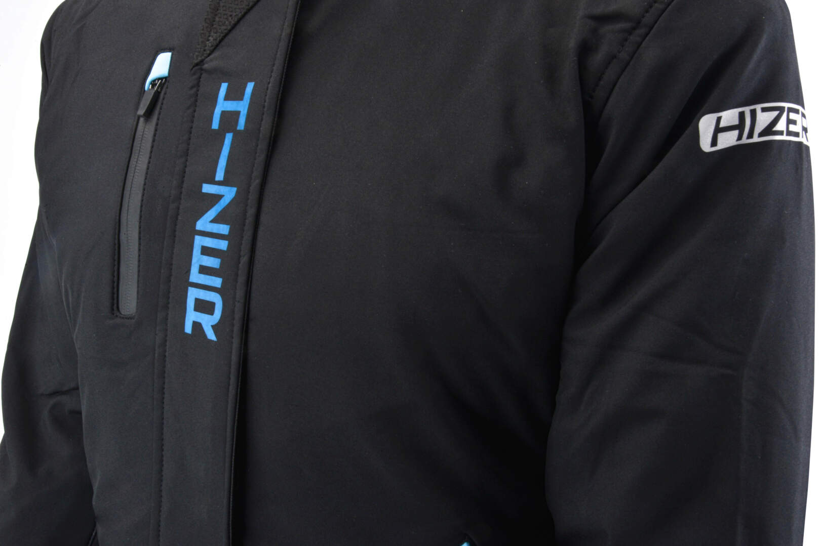 Куртка для снегохода (женская) HIZER №3 black (текстиль) (L)