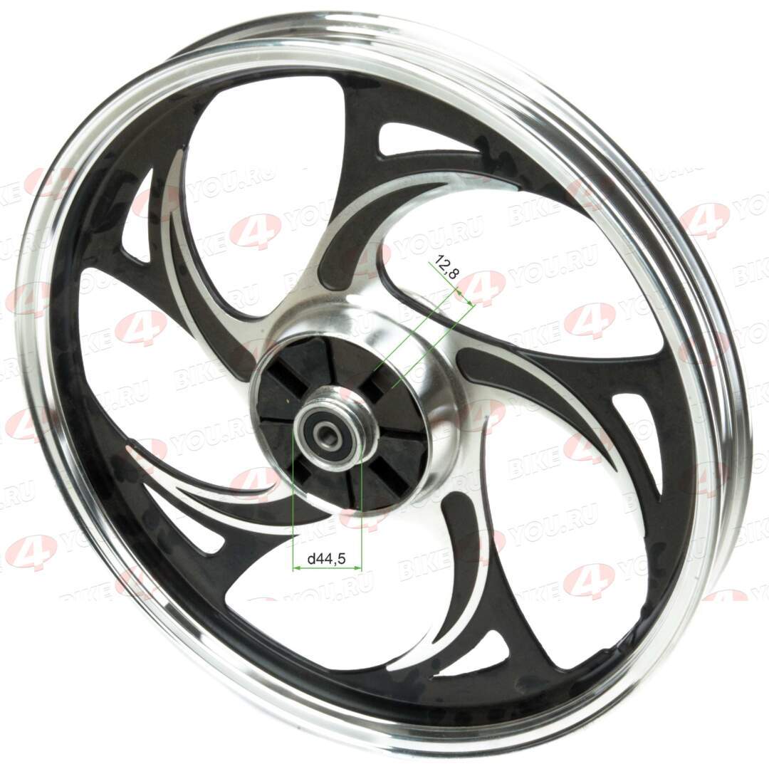 Обод задний 17" литой в сборе Альфа/Дельта LUX 