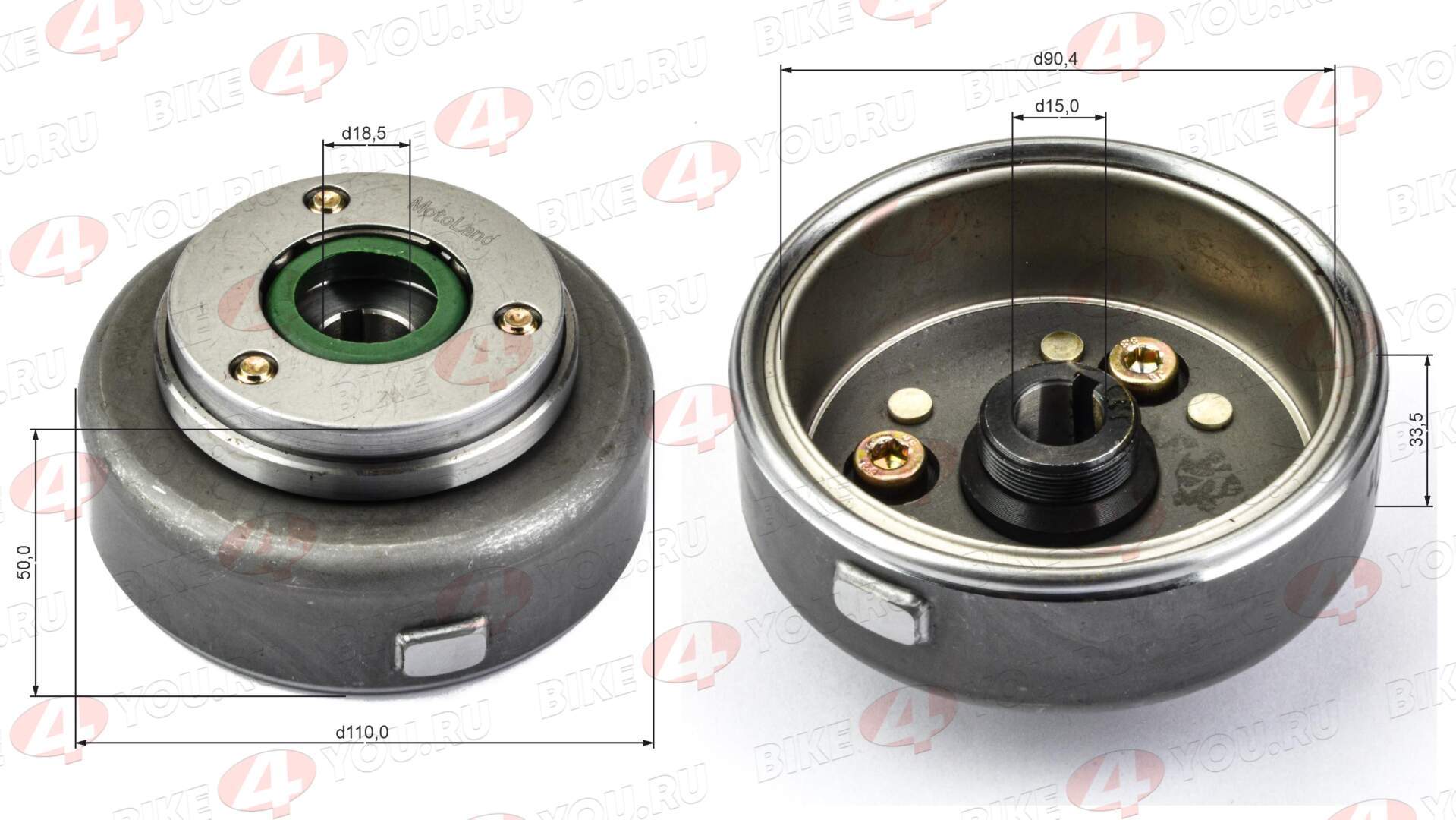 Ротор генератора (магнит) 153FMI 125см3