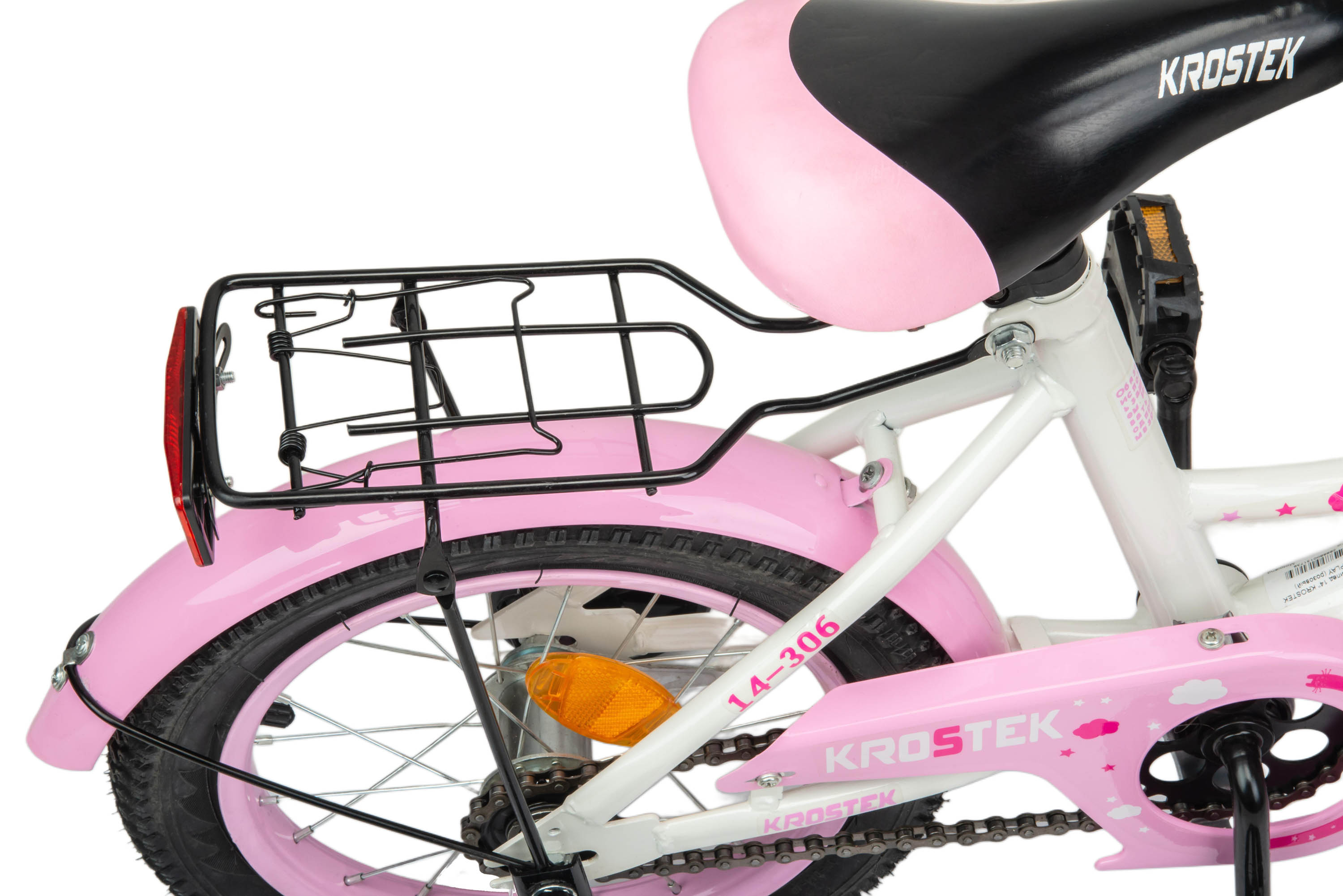 Велосипед 14" KROSTEK PLAY (розовый)