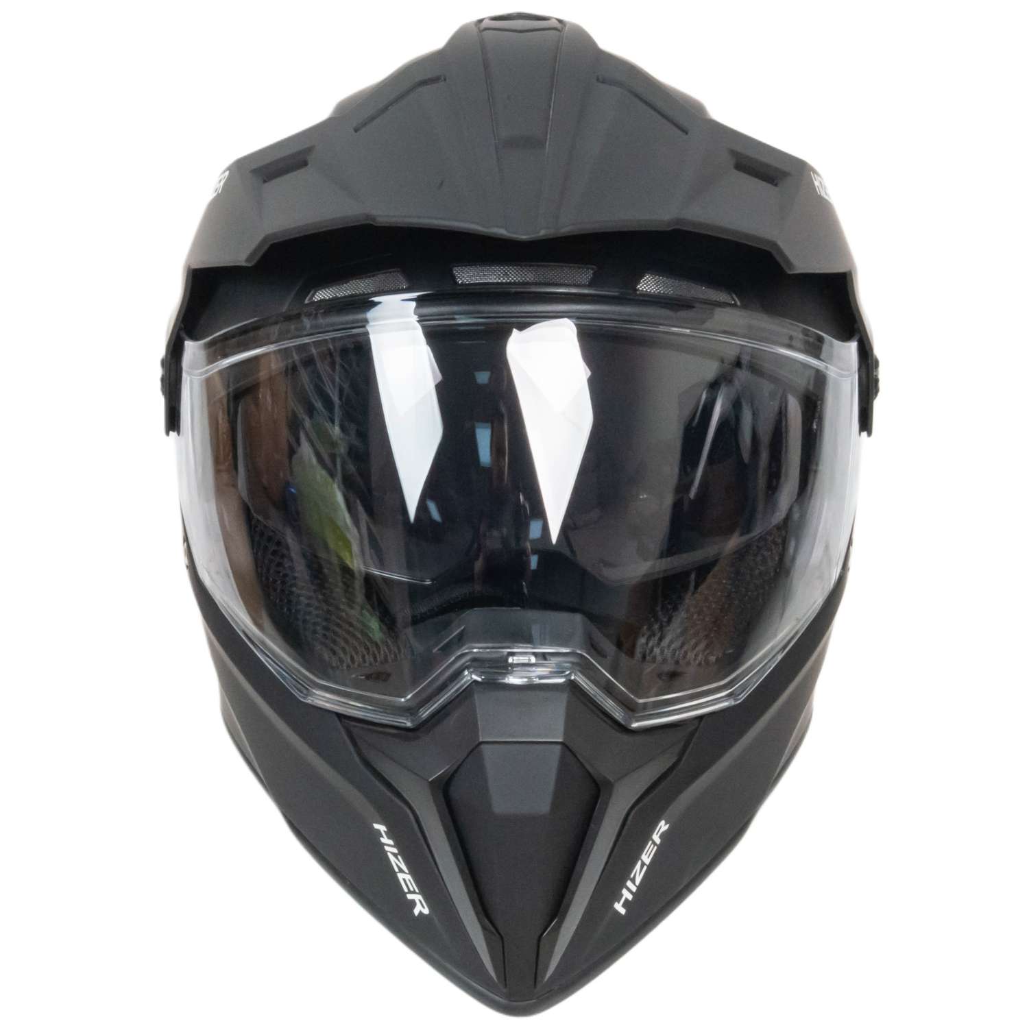 Шлем мото мотард HIZER J6808 №5 (XXL) matte black