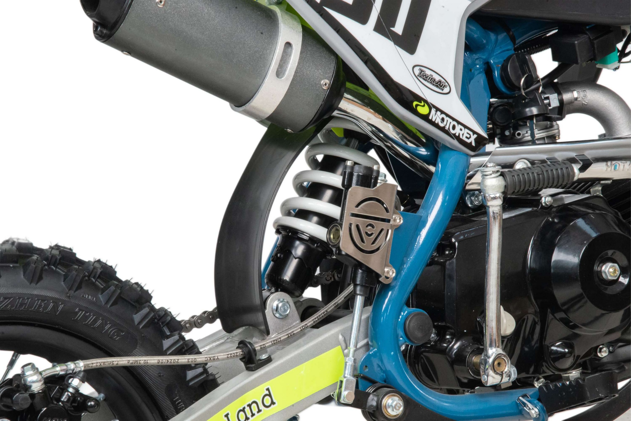 Питбайк  Motoland TCX125 E 14/12 +фара зеленый