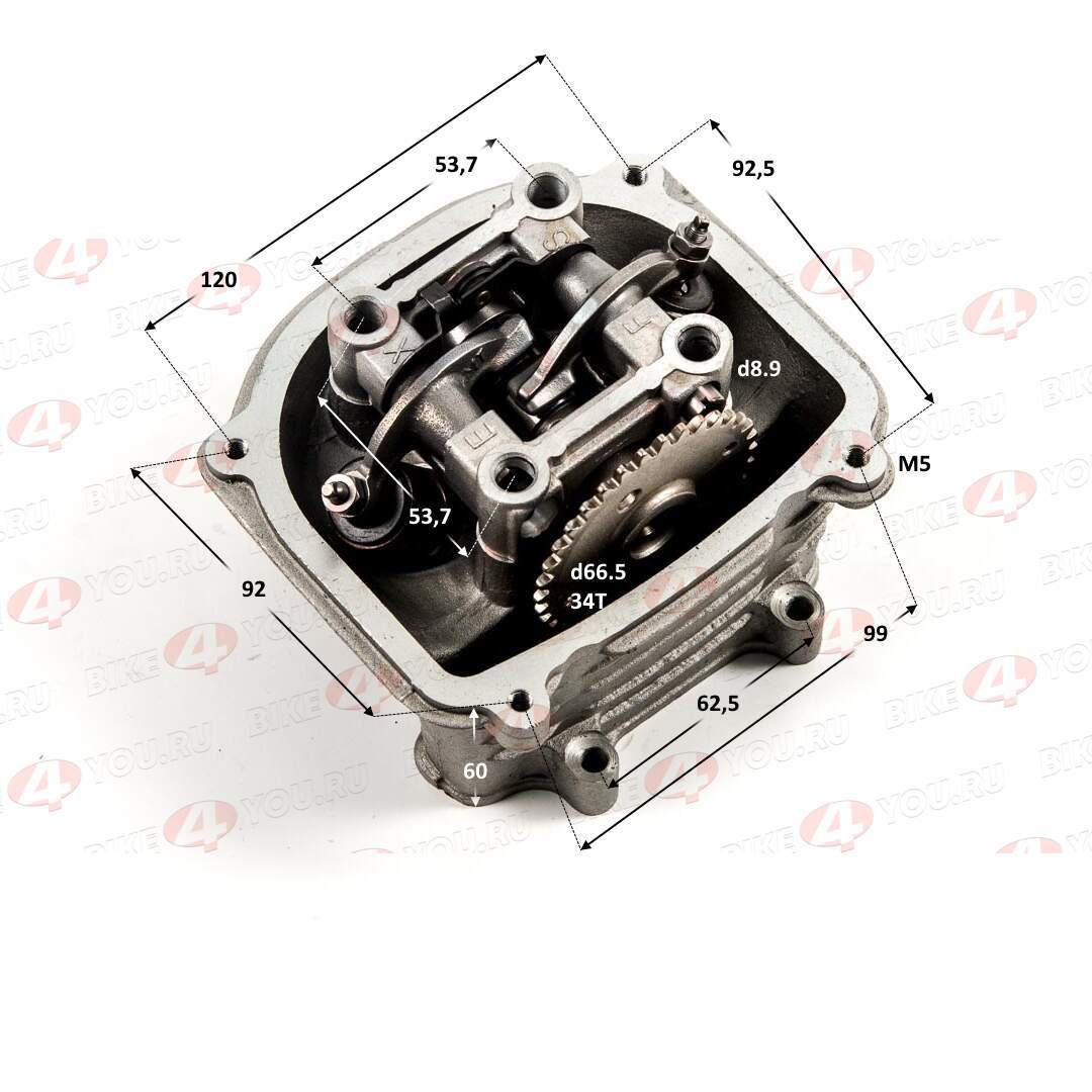 Головка блока цилиндров ( ГБЦ ) 157QMJ 150см3