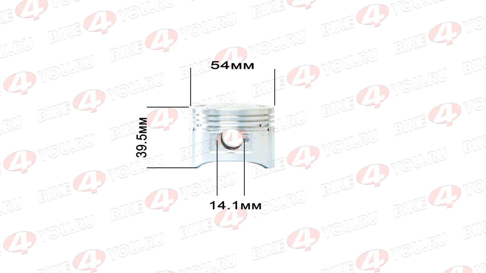 Поршень в сборе 154FMH 125см3 (54*54)