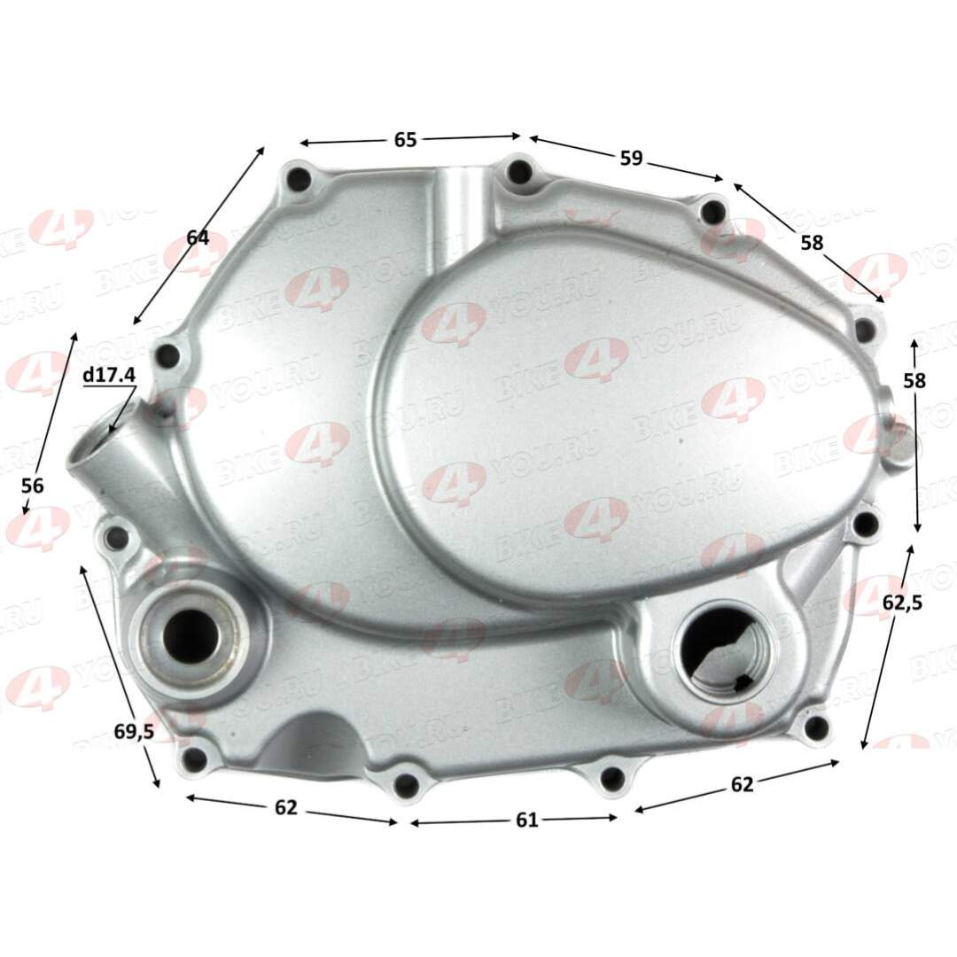 Крышка картера правая 172FMM-3A (CB250-F) 175FMM (CB300-F)