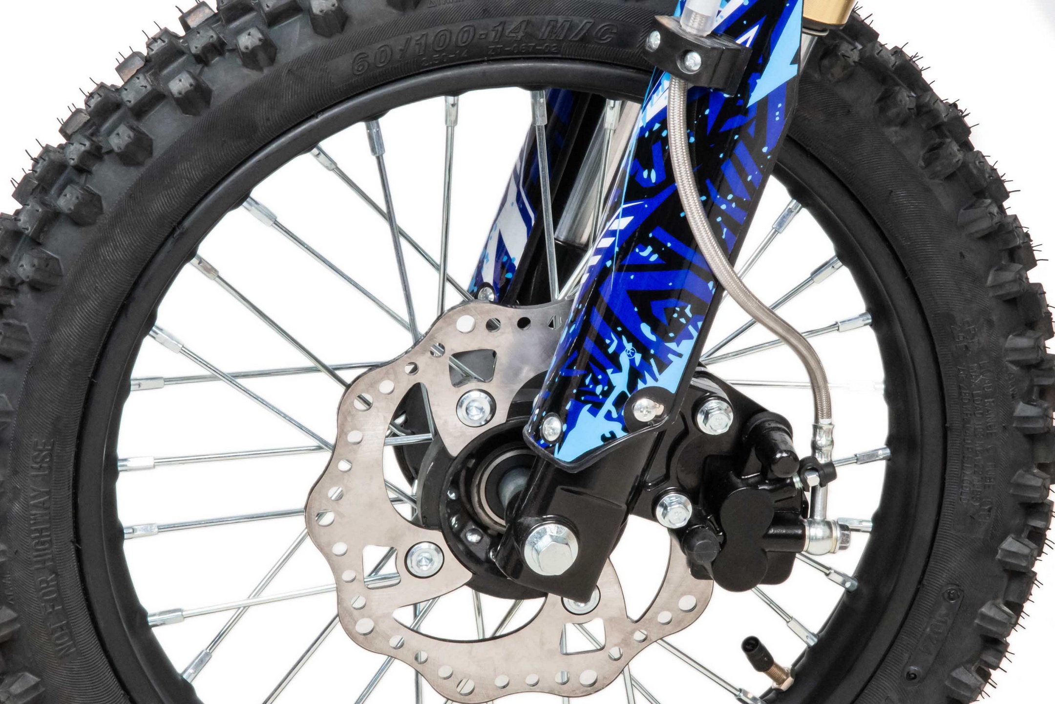 Питбайк  Motoland TCX125 E 14/12 + фара синий