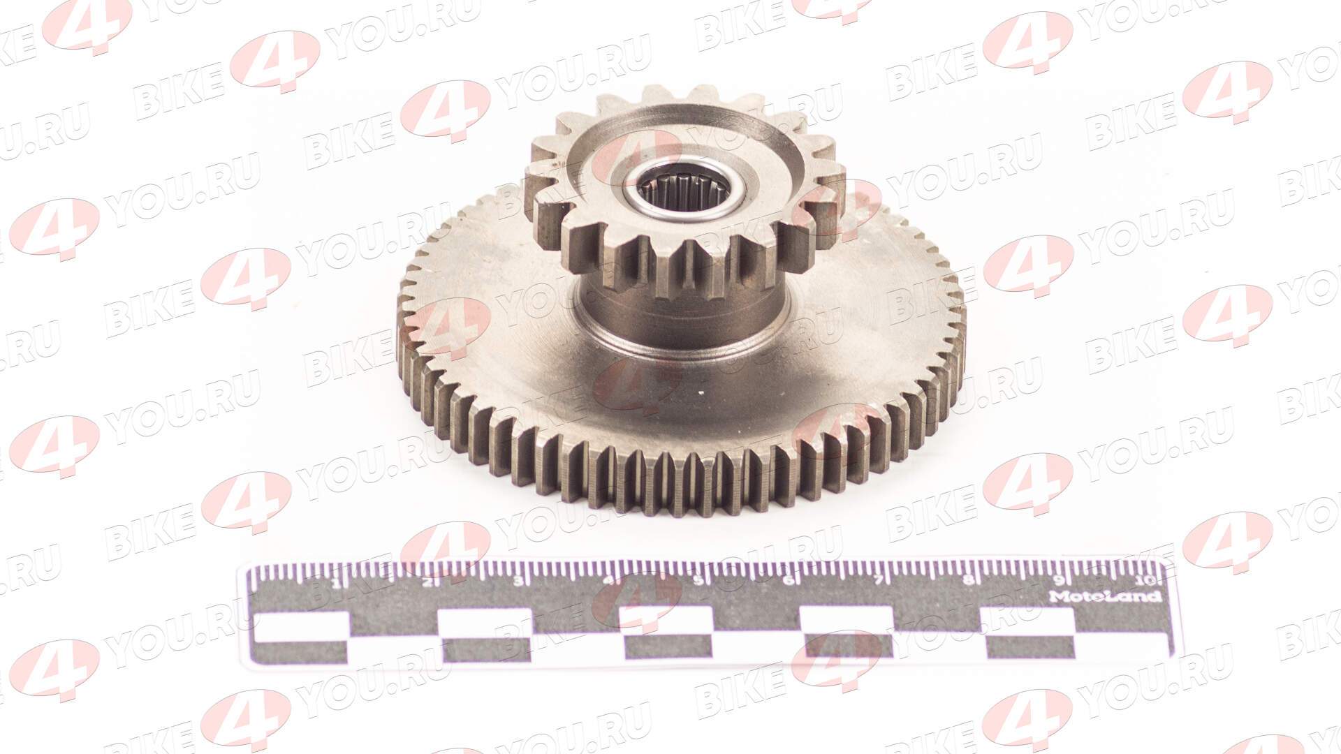 Шестерня большая двойная редукт. старт. 162FMJ(CG150D)163FML(CG200-A)167FML-3(CG200D-B)167FMM(CG250)